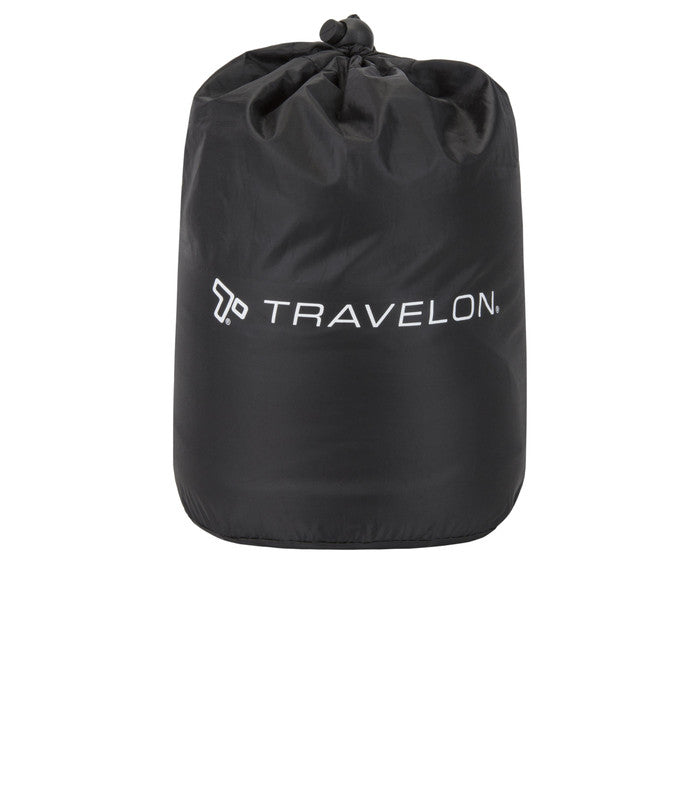 TRAVELONContoured Memory Foam Pillow - Charcoal