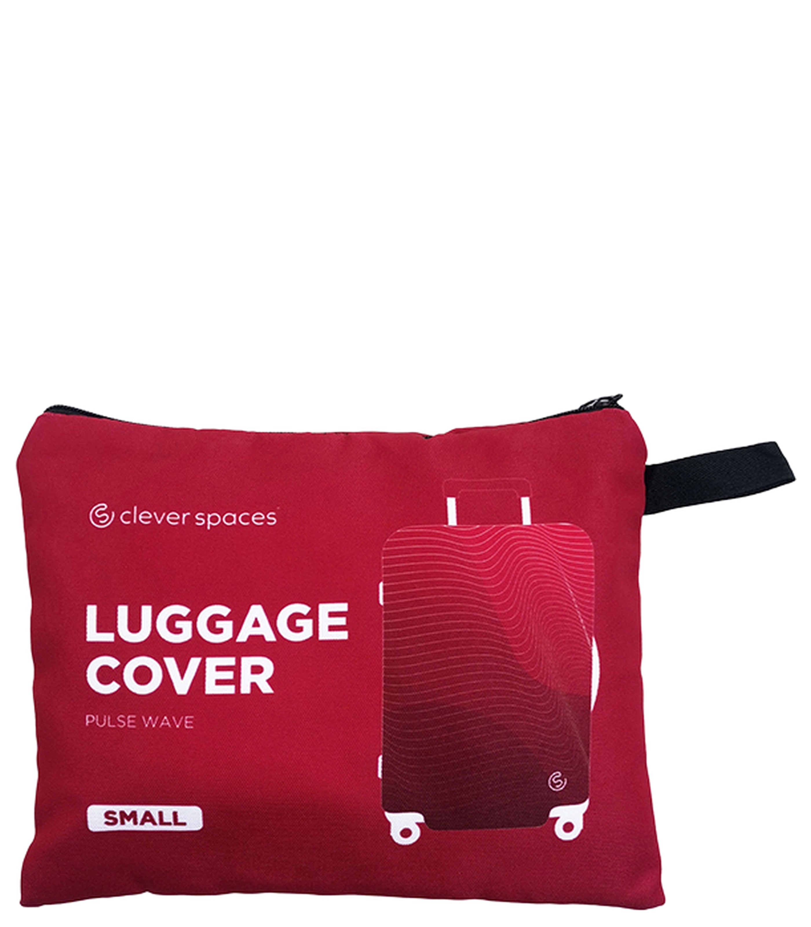 CLEVER SPACESPulse Wave Luggage Cover Small - Red