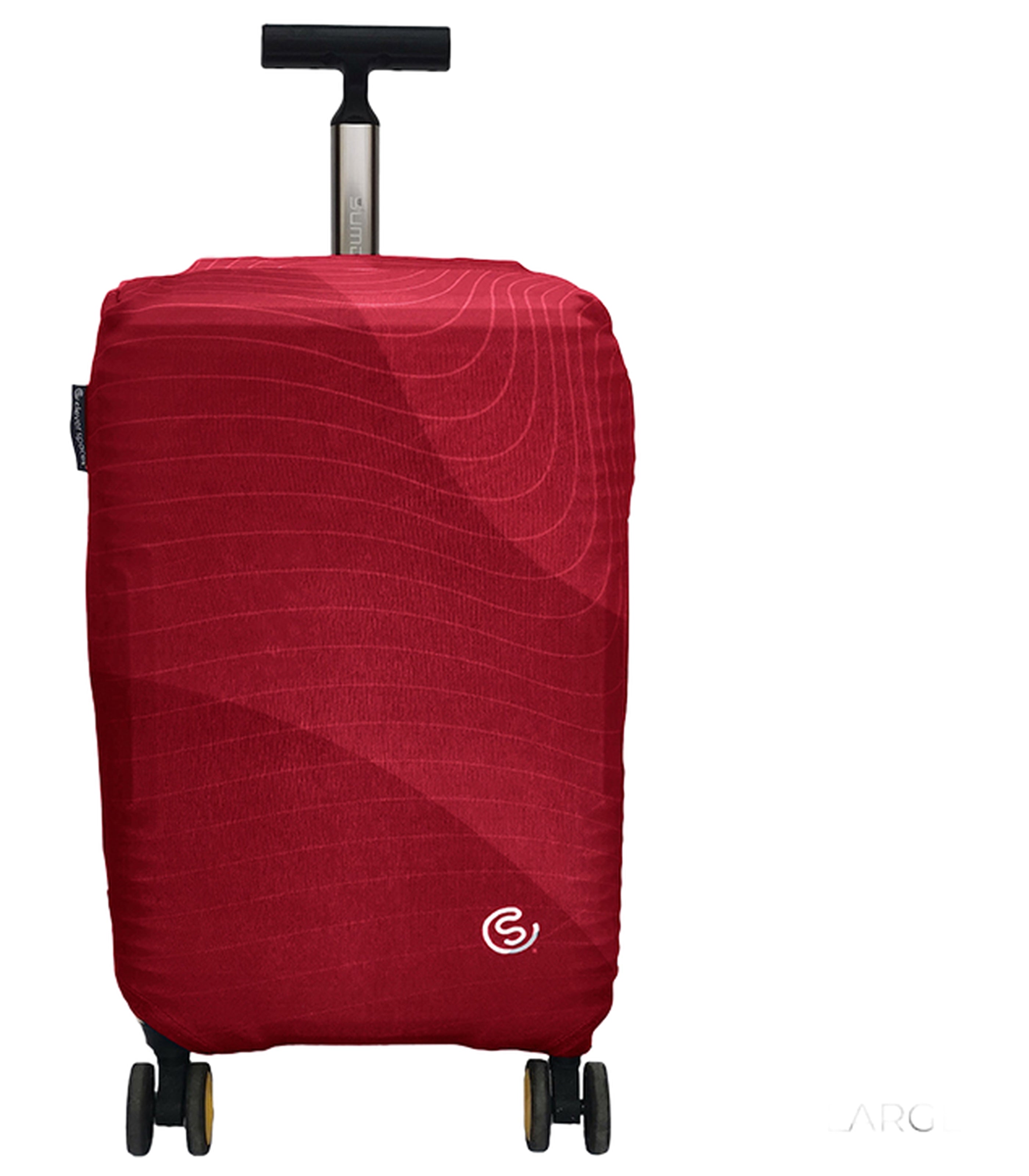 CLEVER SPACESPulse Wave Luggage Cover Large - Red