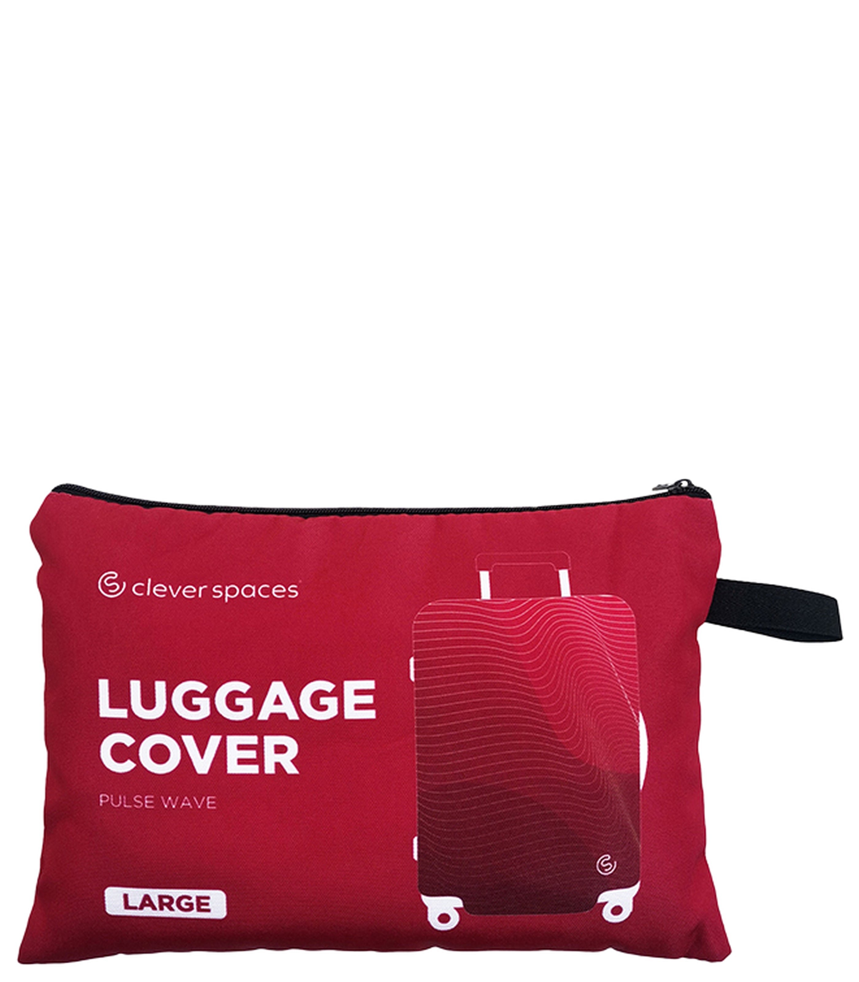 CLEVER SPACESPulse Wave Luggage Cover Large - Red