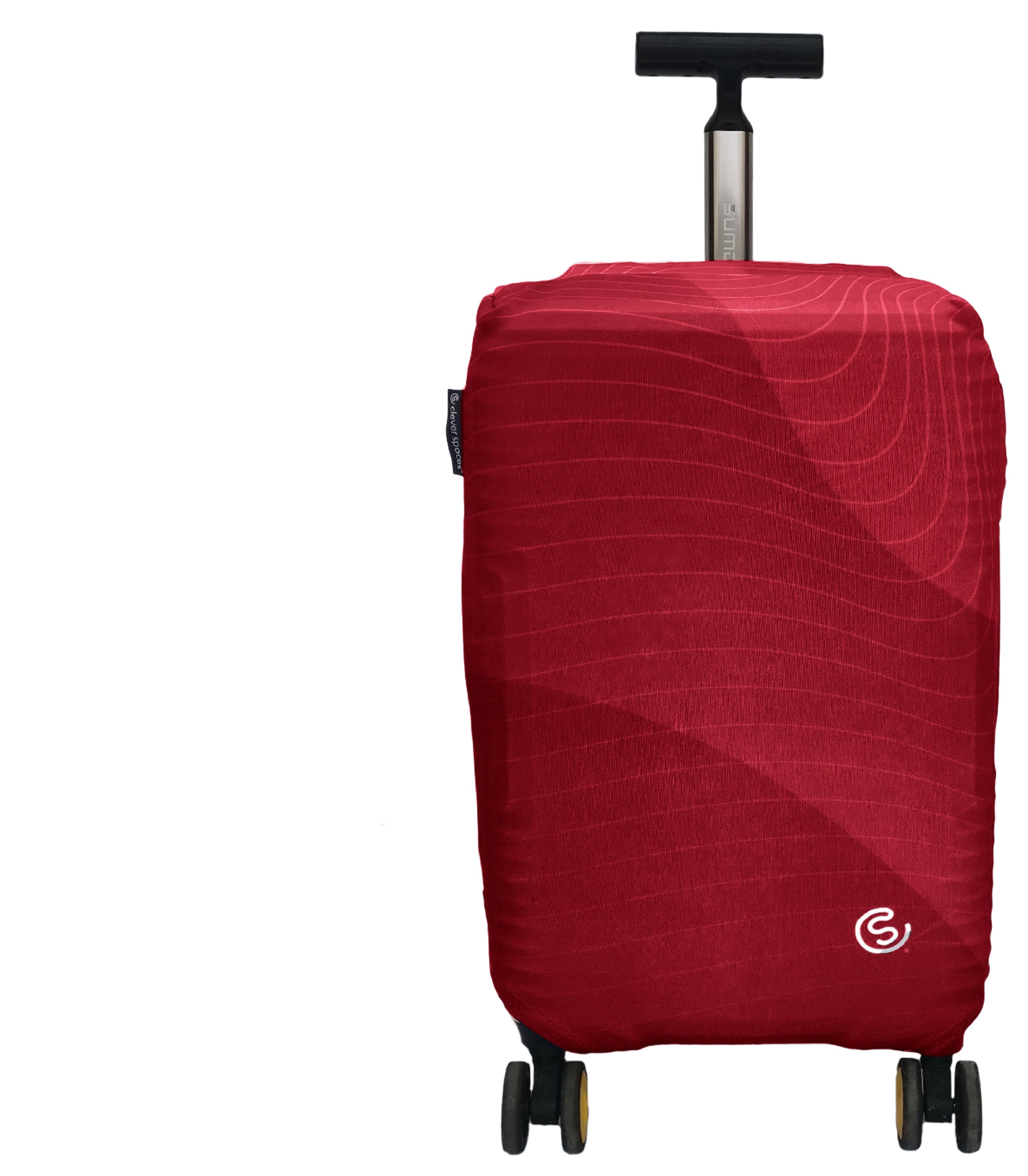 CLEVER SPACESPulse Wave Luggage Cover Large - Red
