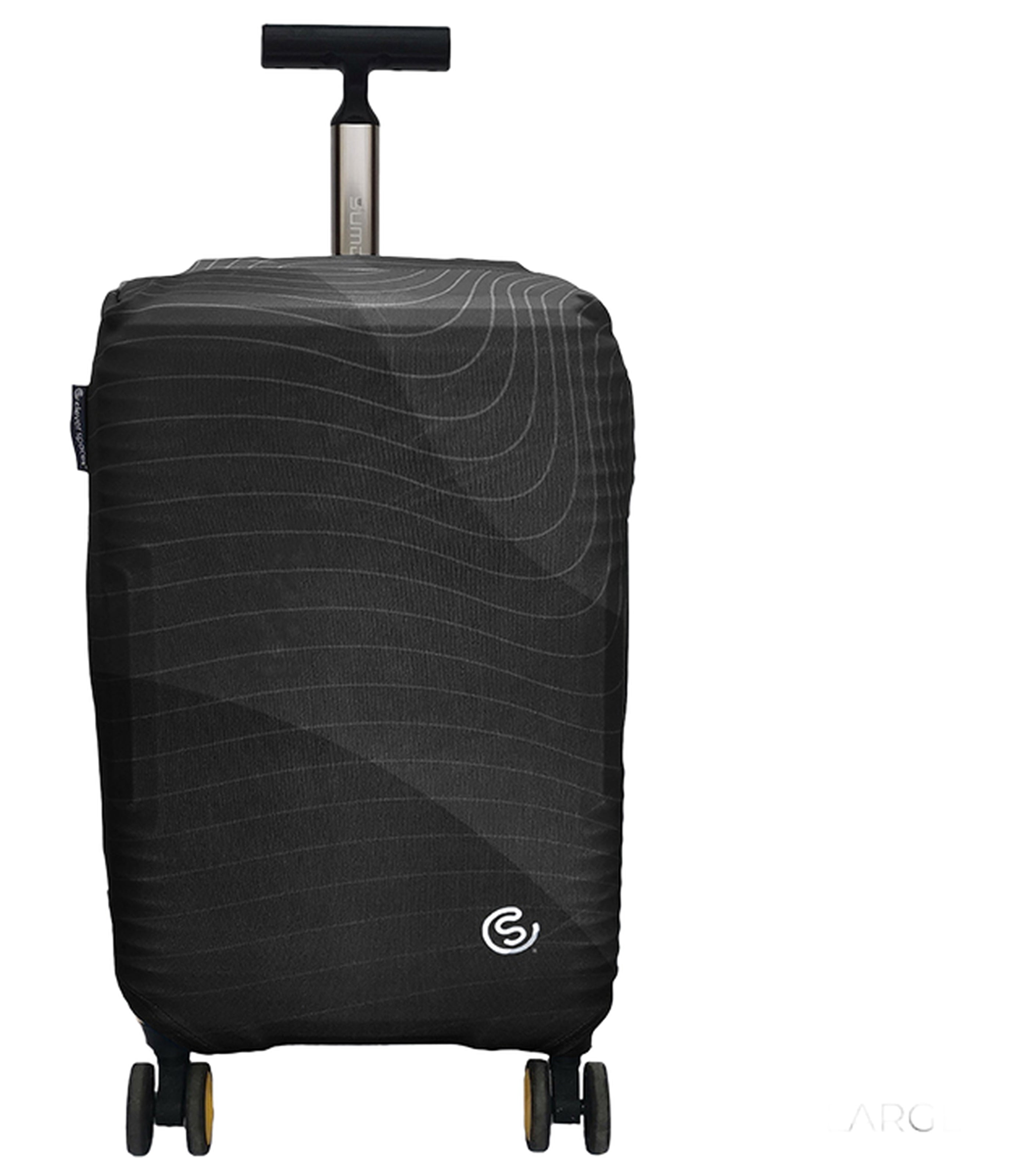 CLEVER SPACESPulse Wave Luggage Cover Large - Black