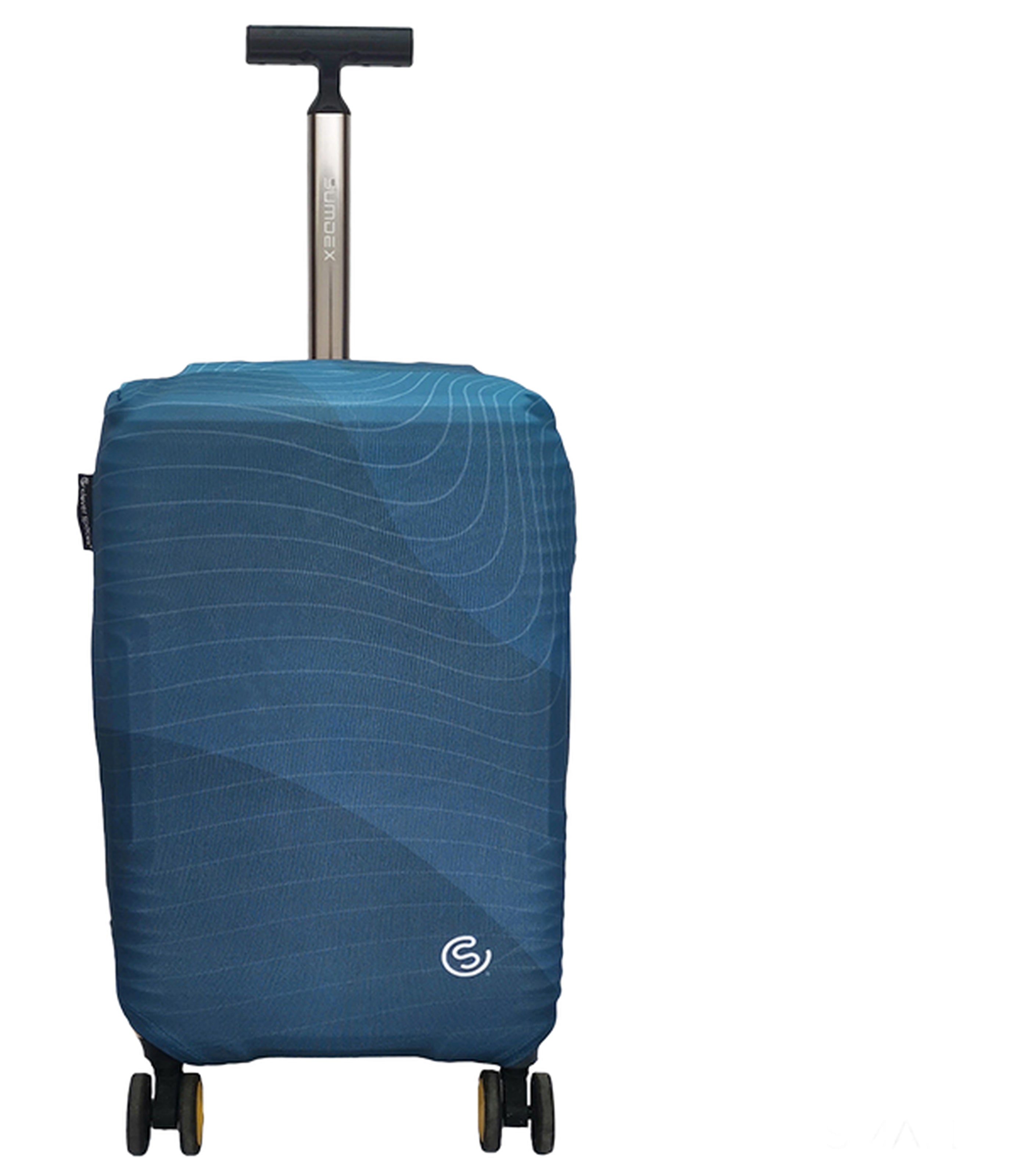 CLEVER SPACESPulse Wave Luggage Cover Small - Blue