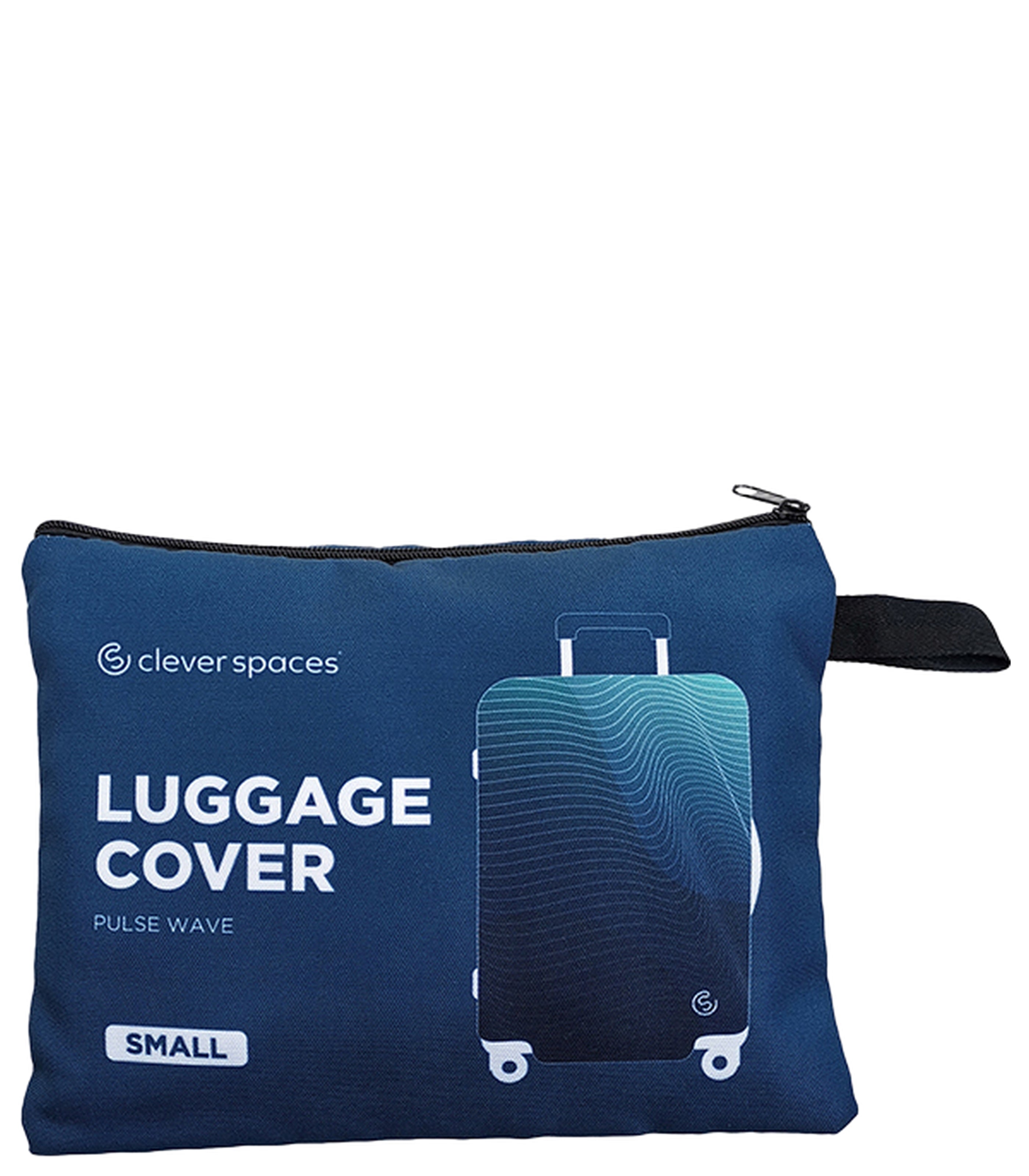 CLEVER SPACESPulse Wave Luggage Cover Small - Blue