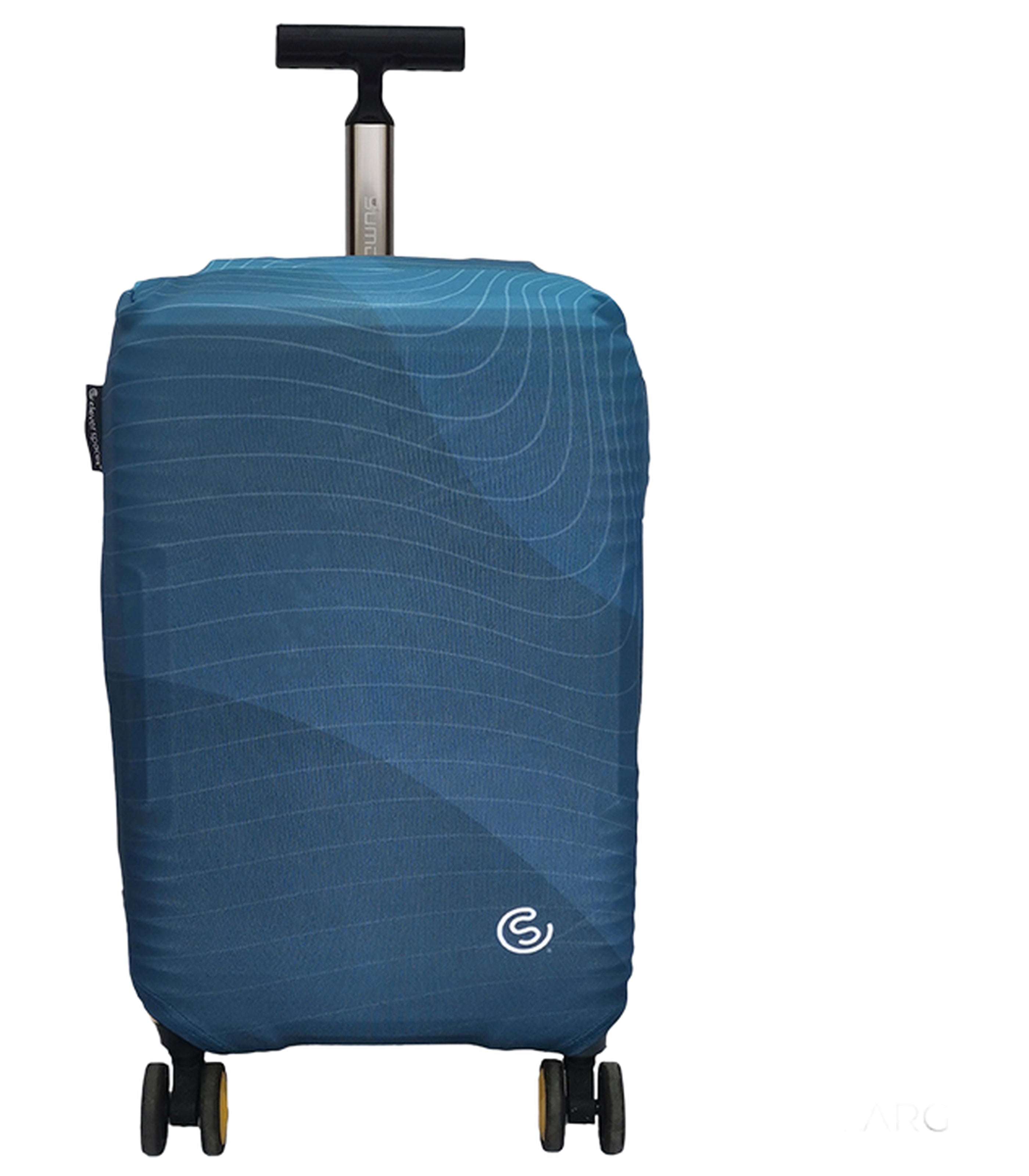 CLEVER SPACESPulse Wave Luggage Cover Large - Blue