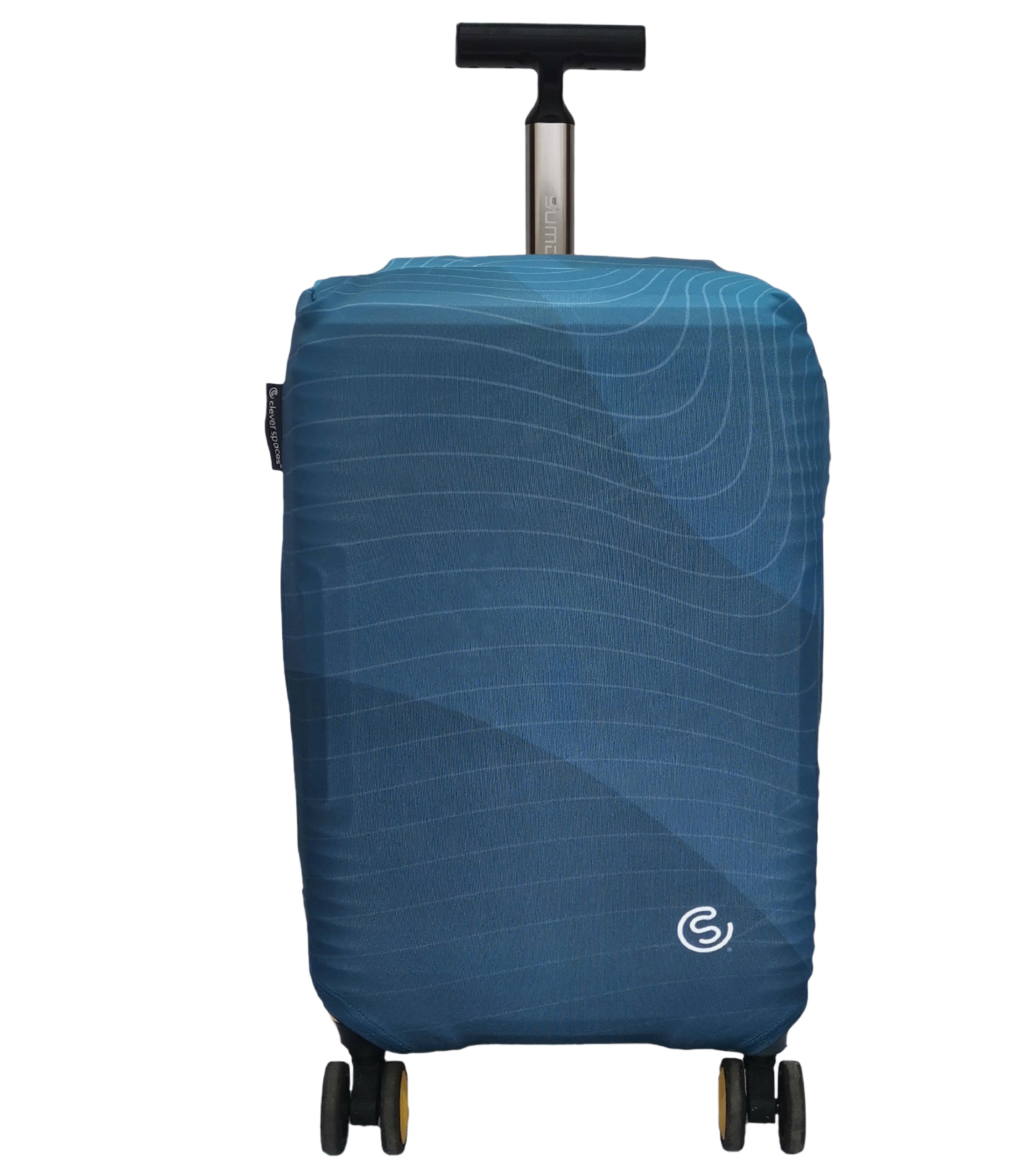 CLEVER SPACESPulse Wave Luggage Cover Large - Blue