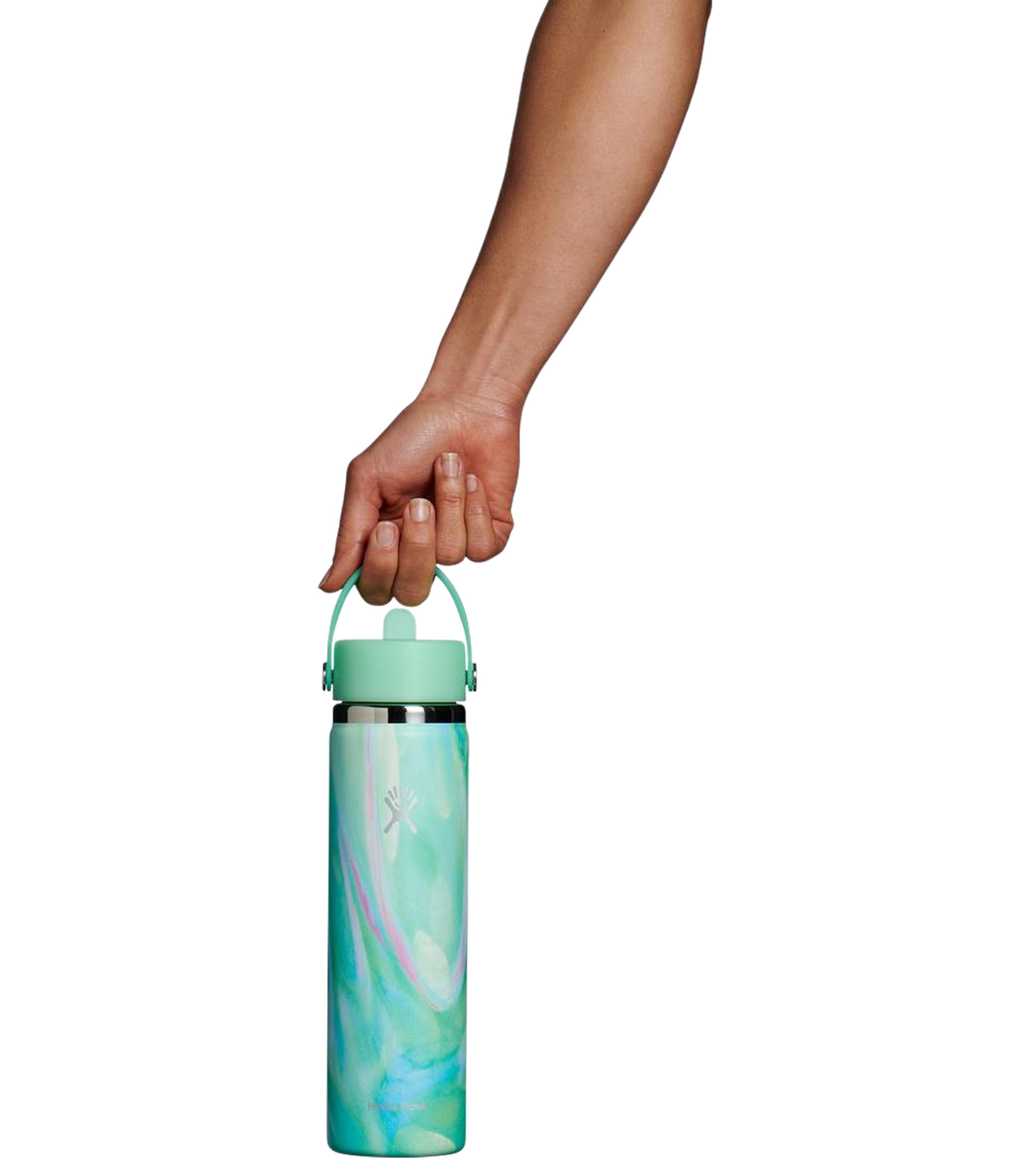 HYDRO FLASKHYDRO FLASK 24 OZ WIDE FLEX STRAW CAP GREEN