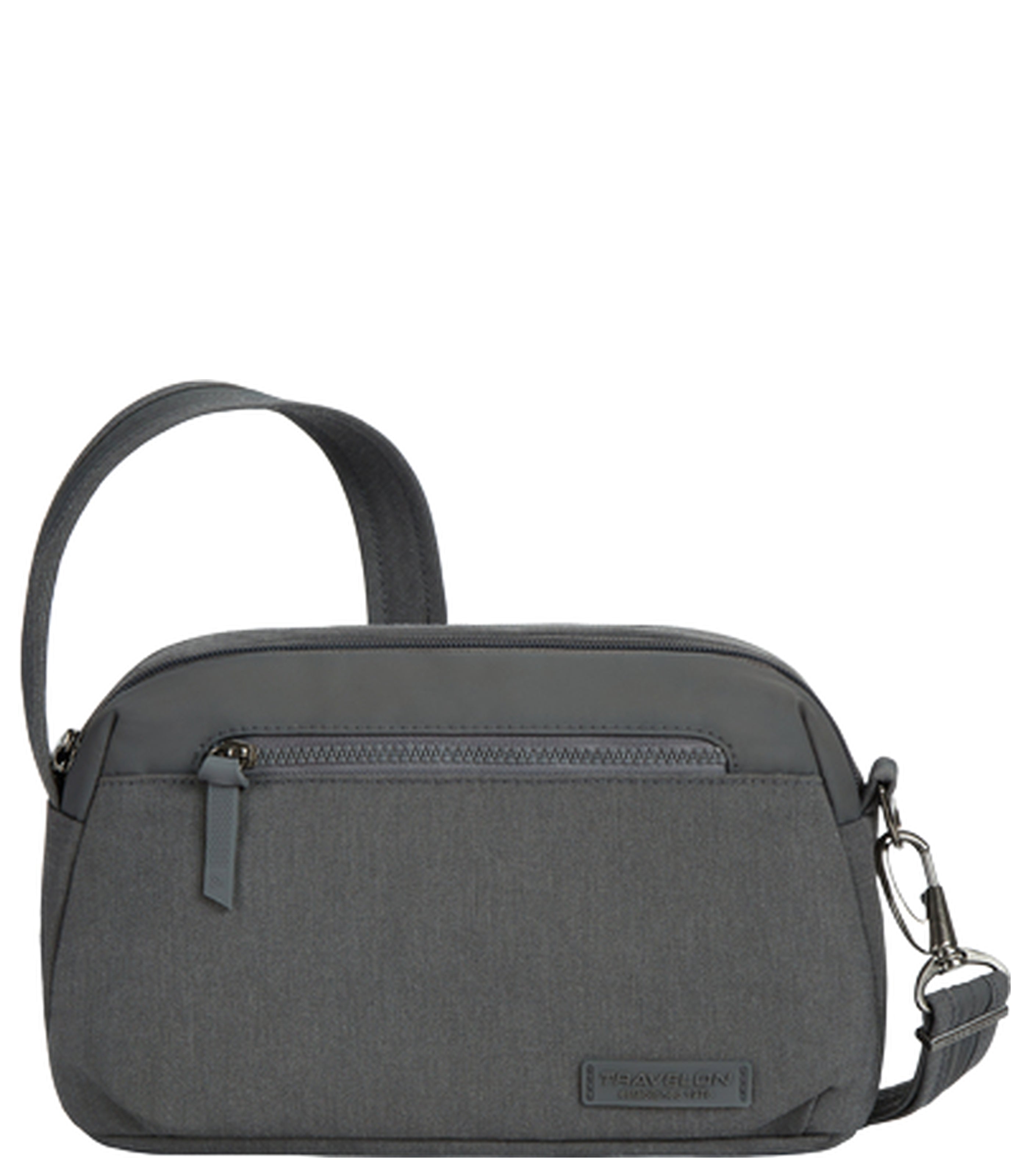 TRAVELONMetro Domed Crossbody - Heather Gray