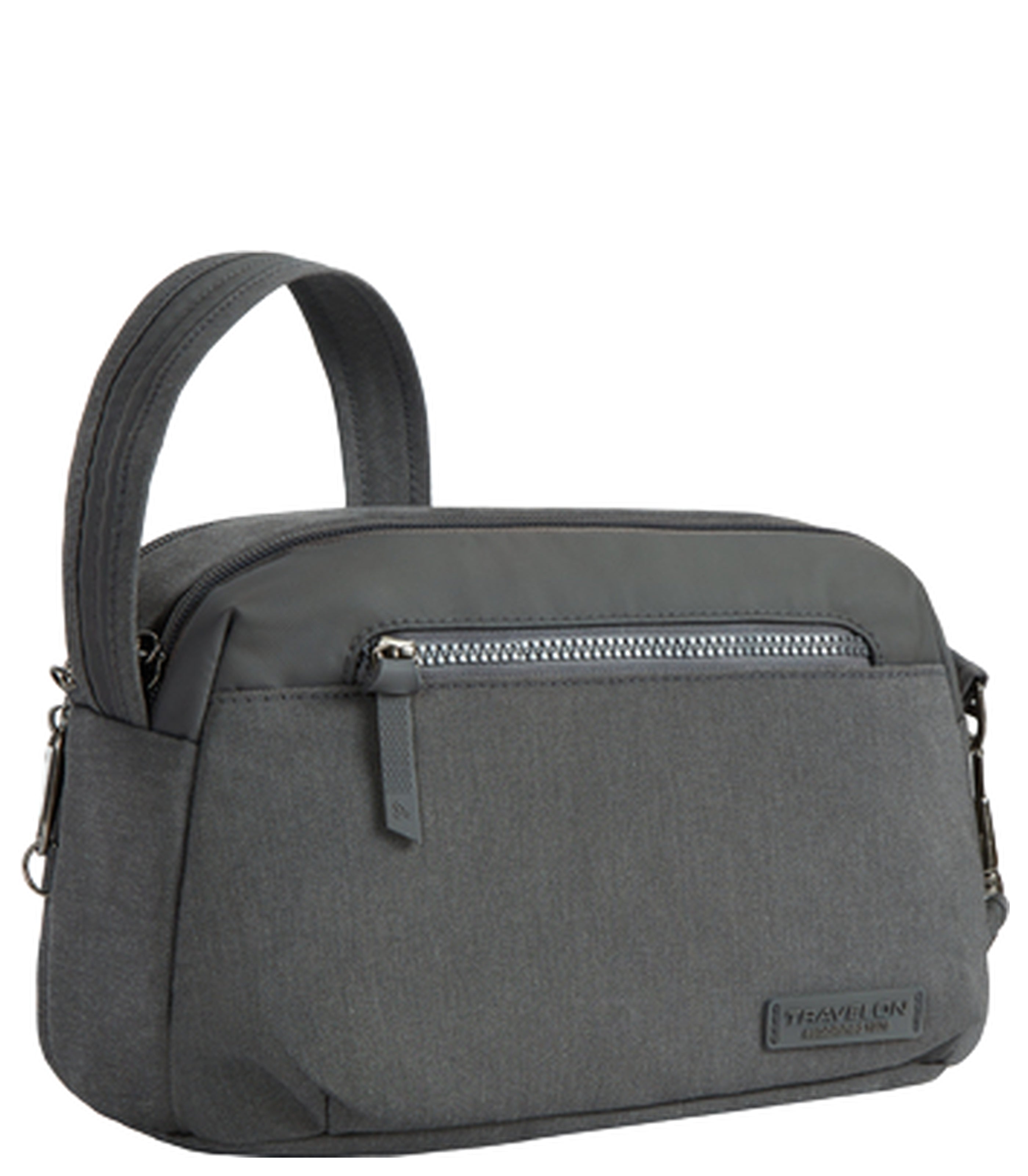 TRAVELONMetro Domed Crossbody - Heather Gray