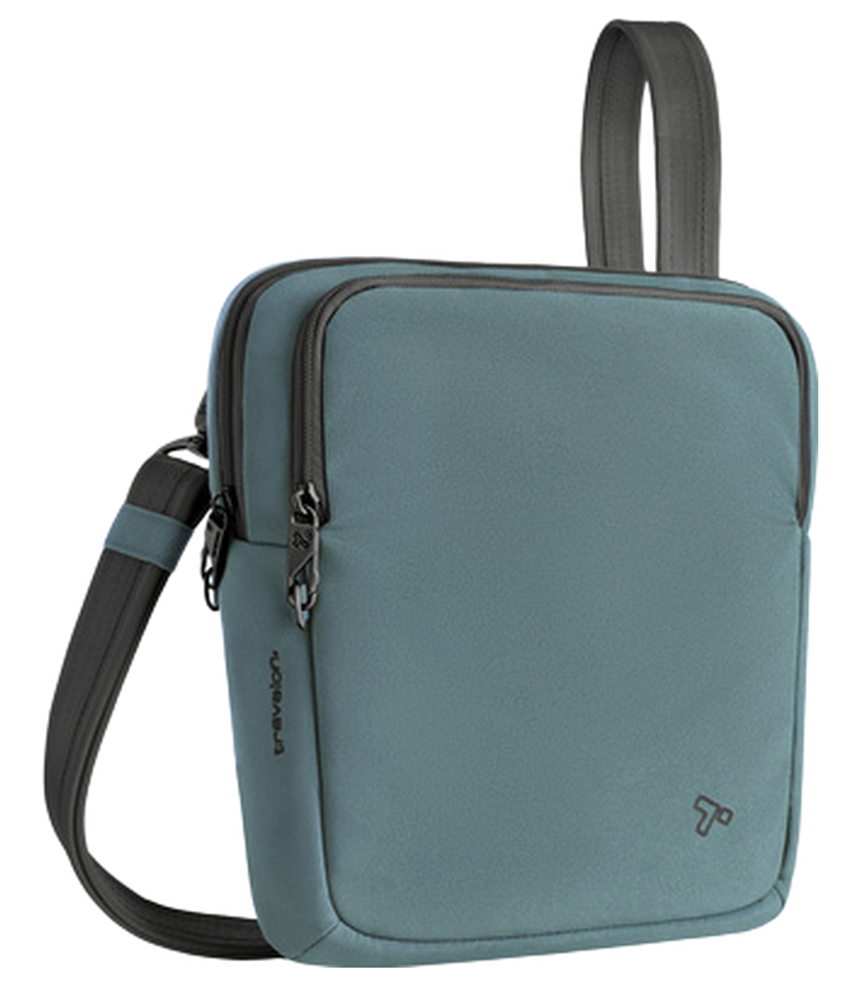 TRAVELONVoyages Anti Theft Slim Crossbody - Slate Blue