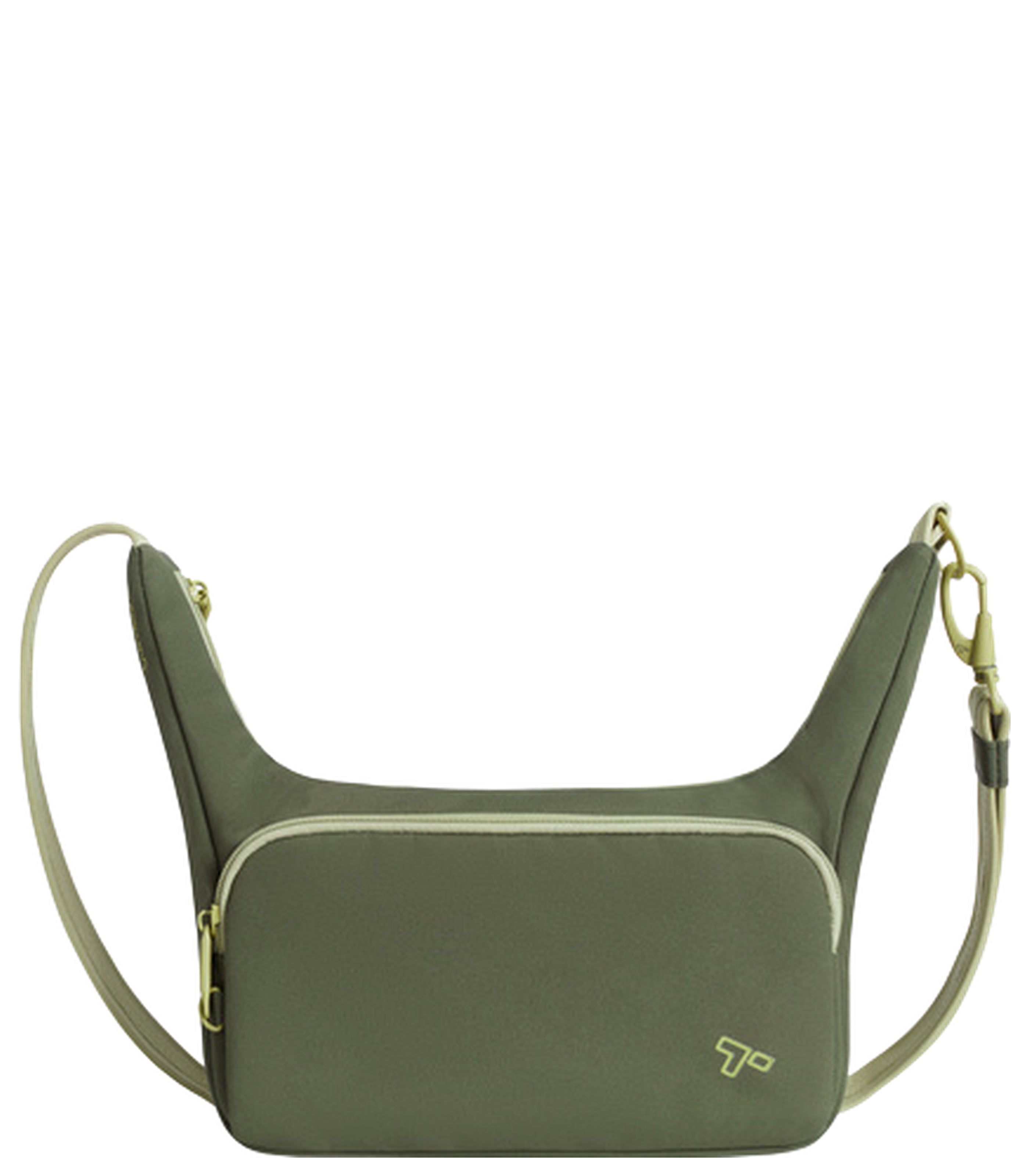 TRAVELONVoyages Anti Theft East West Crossbody - Olive