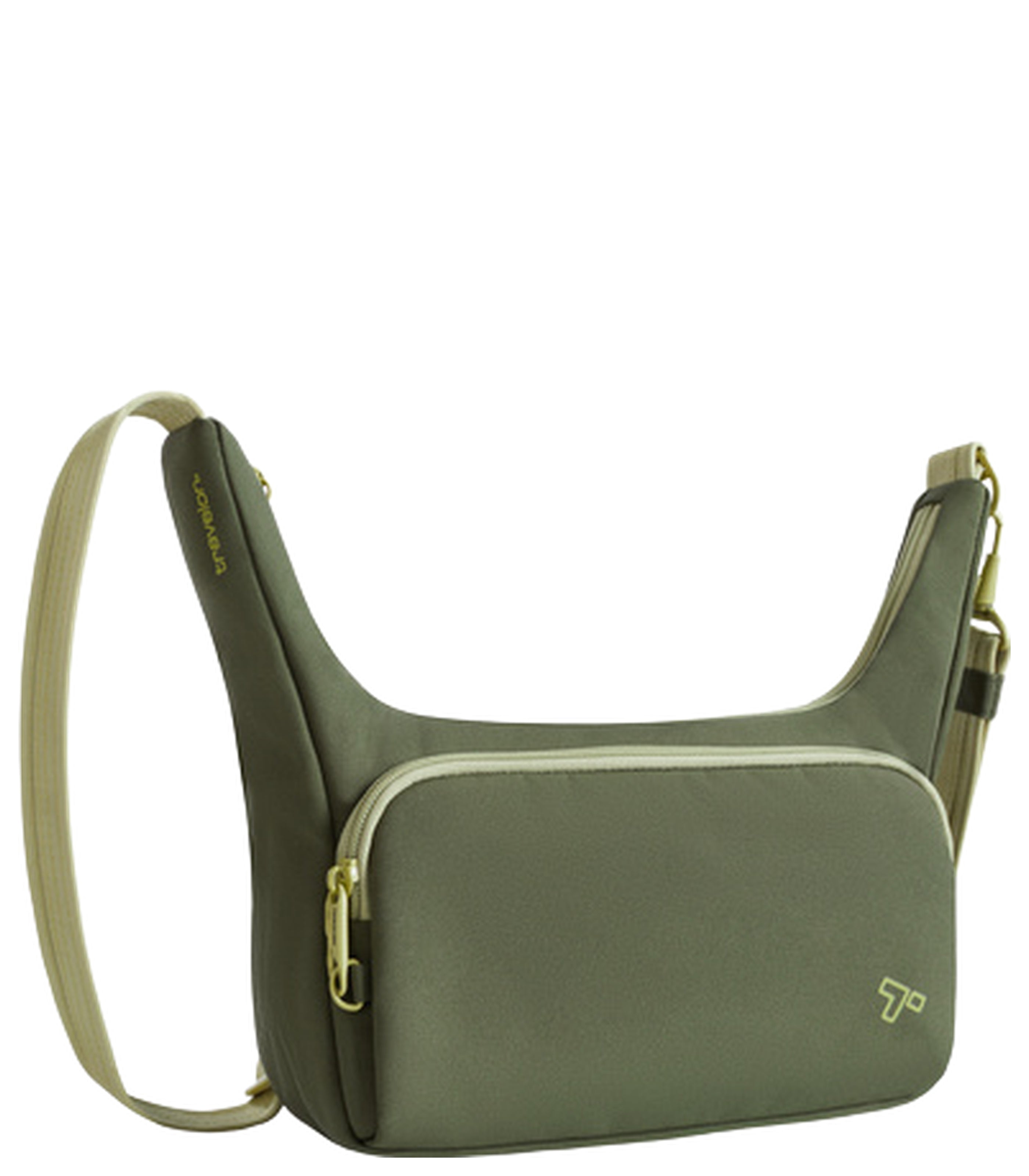 TRAVELONVoyages Anti Theft East West Crossbody - Olive