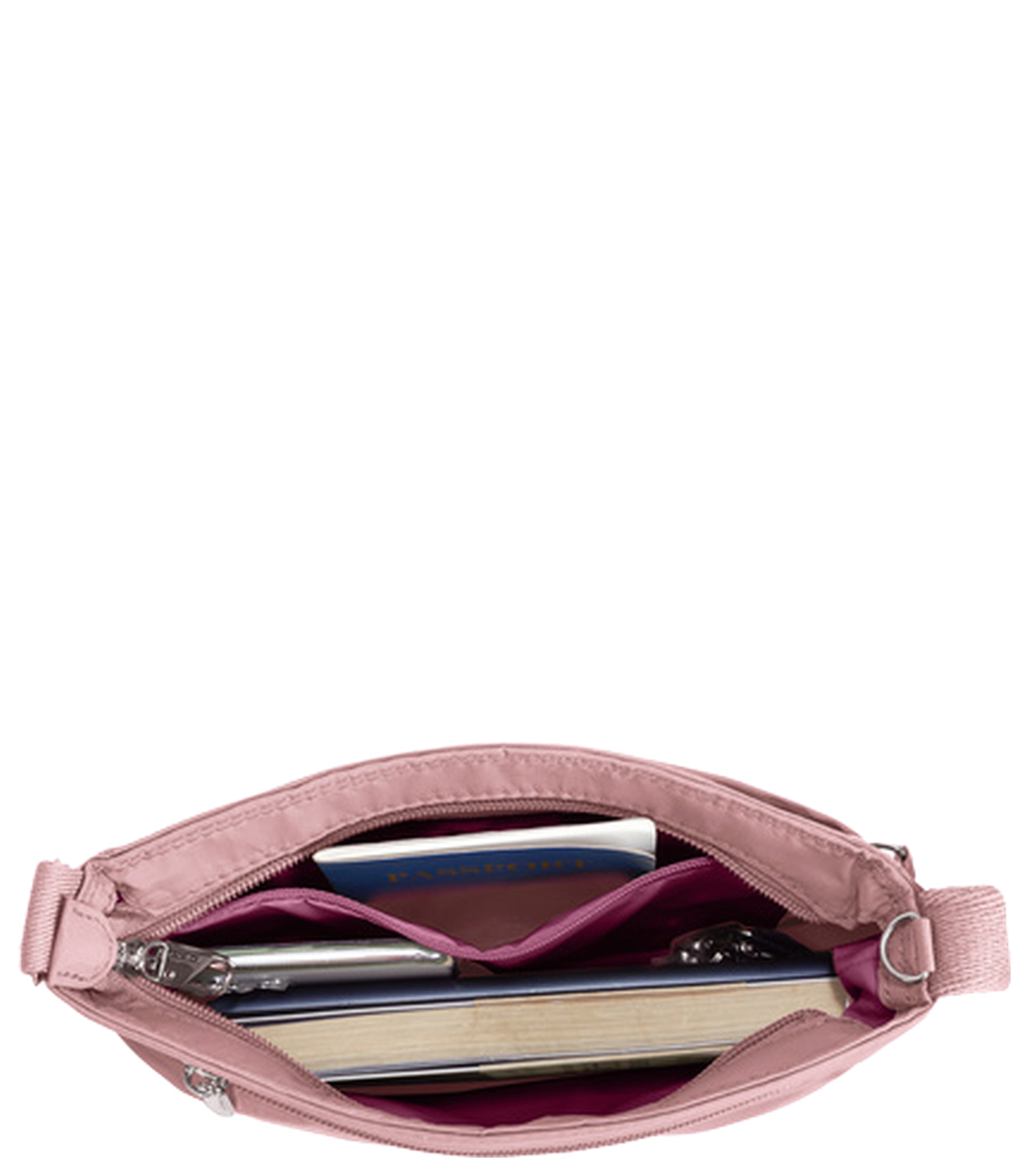 TRAVELONRoam Anti Theft Small Crossbody - Desert Pink