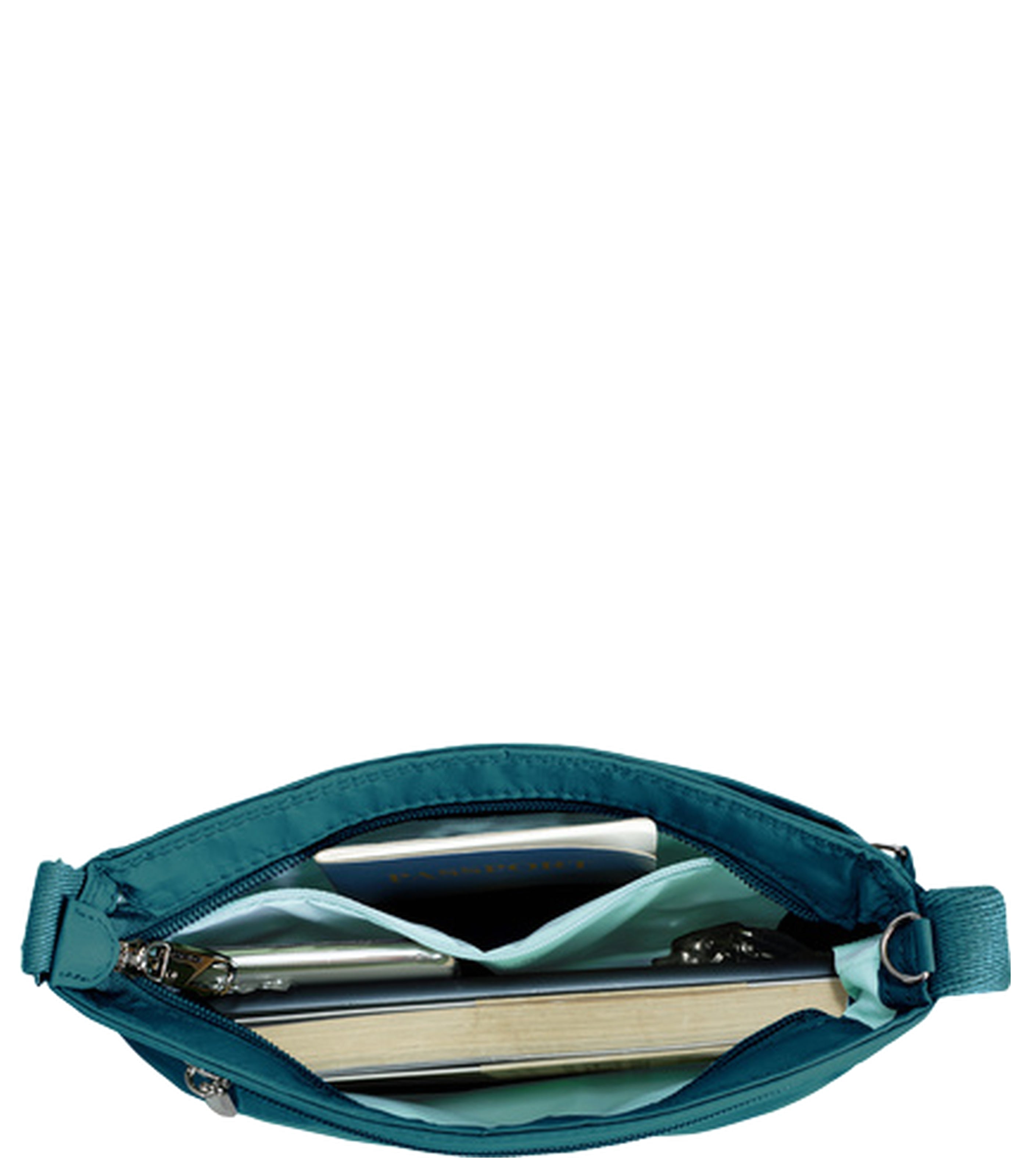TRAVELONRoam Anti Theft Small Crossbody - Capri Blue
