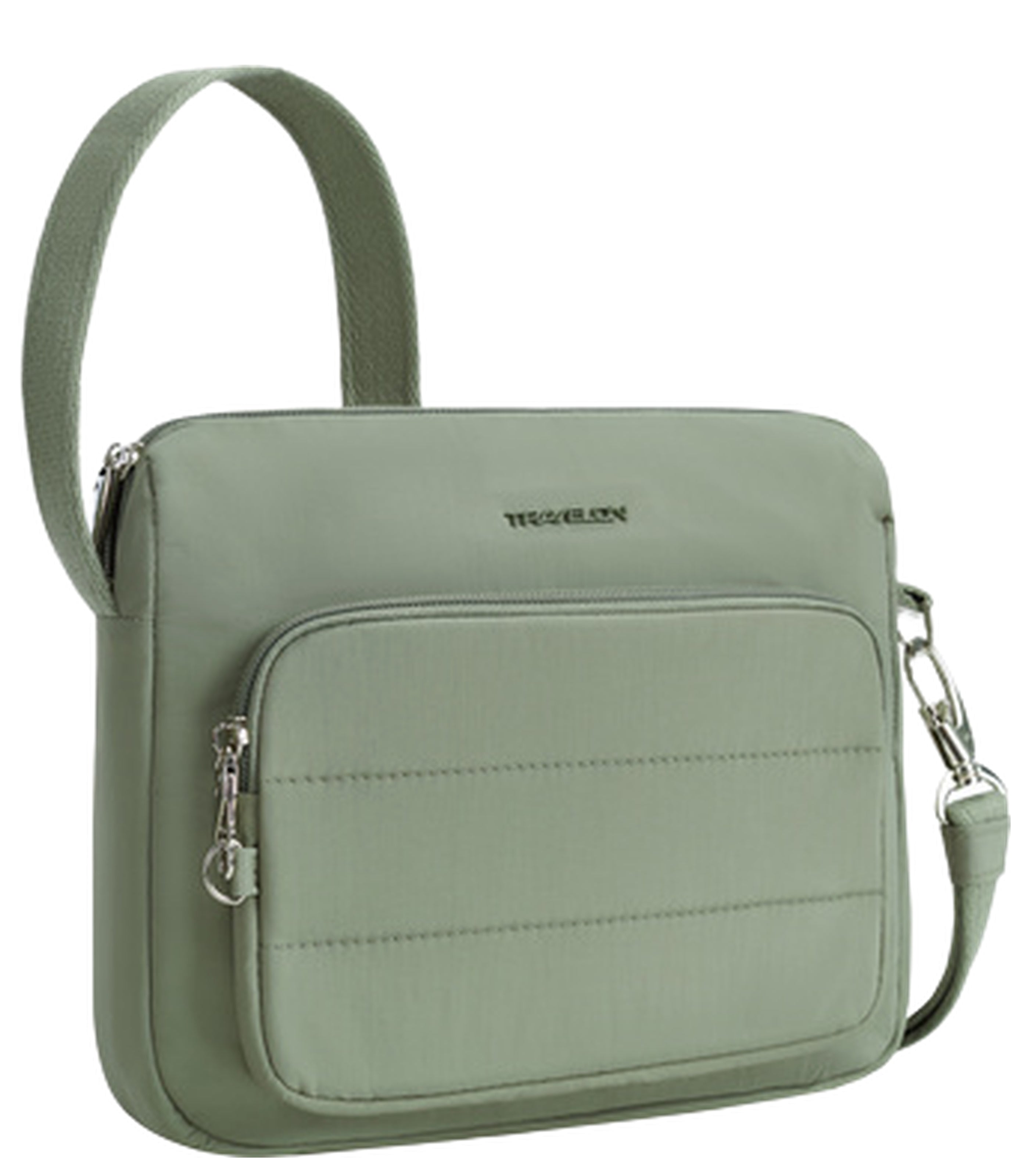 TRAVELONRoam Anti Theft East West Crossbody - Moss