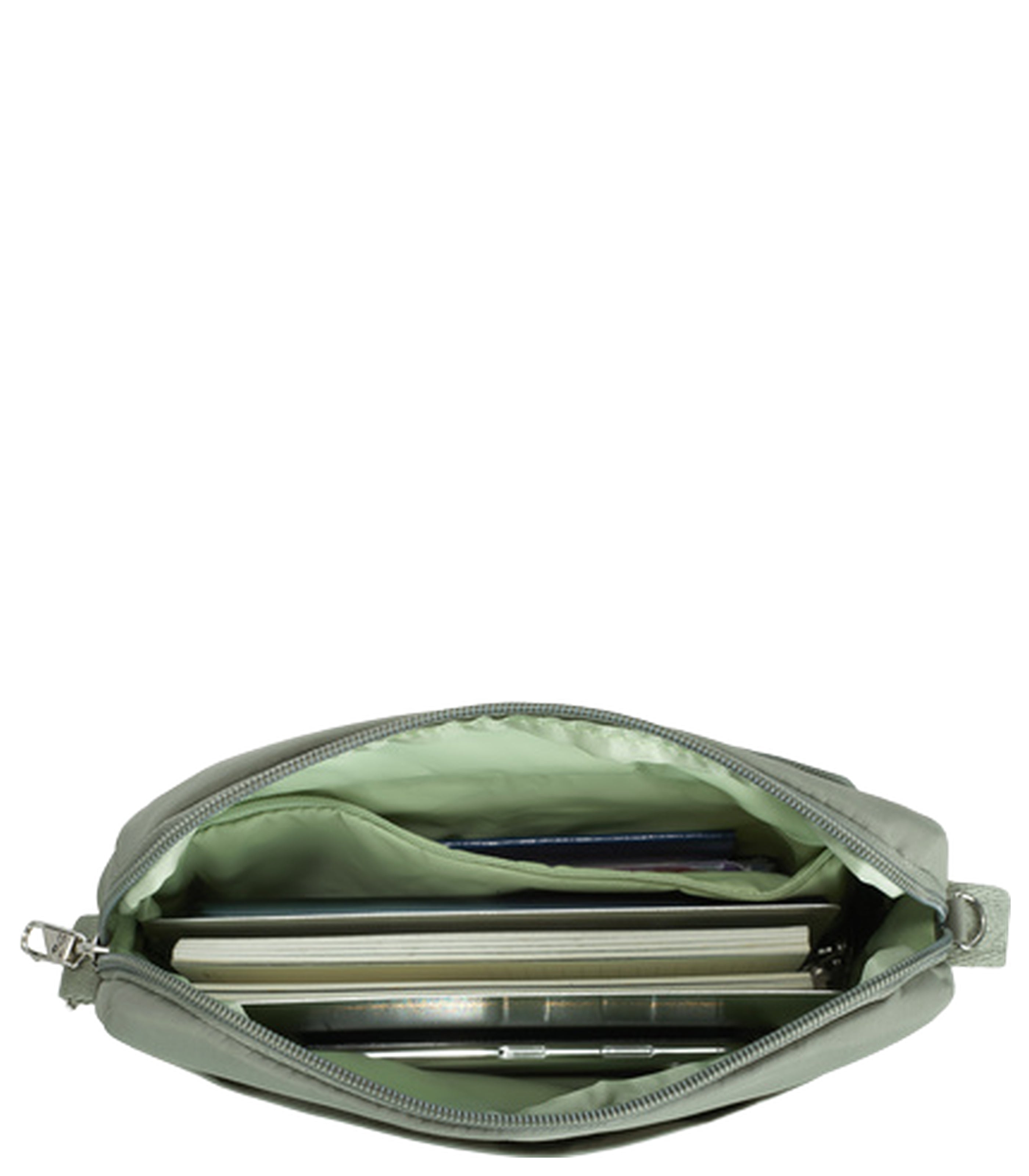 TRAVELONRoam Anti Theft East West Crossbody - Moss