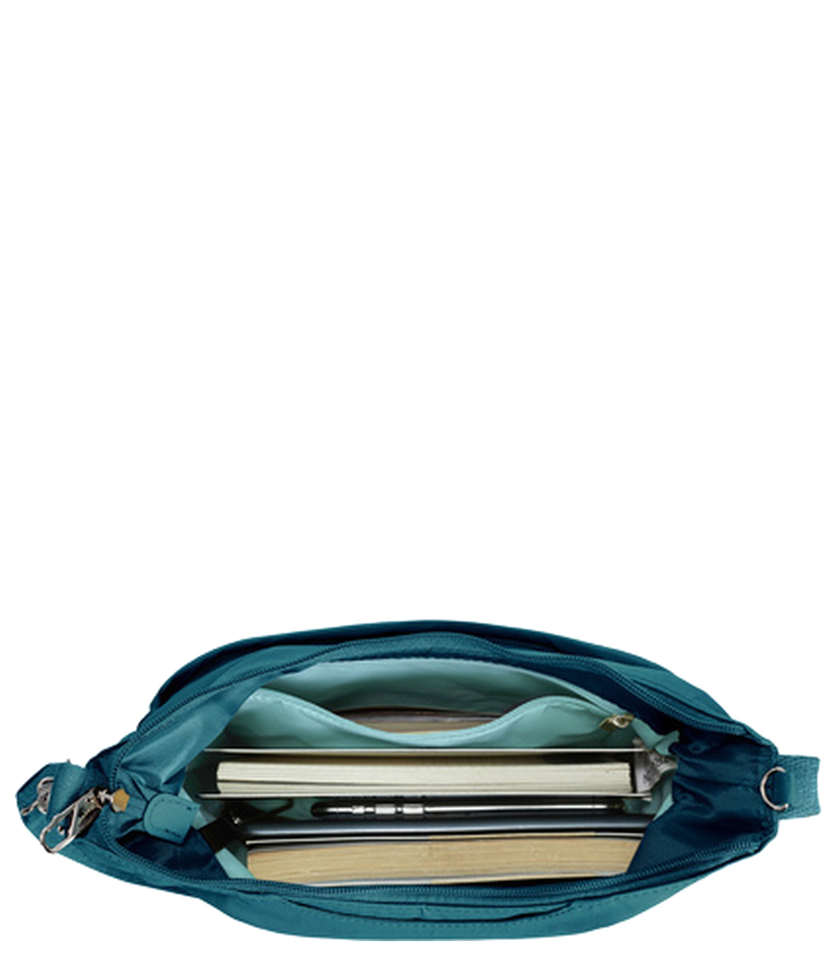 TRAVELONRoam Anti Theft Medium Crossbody - Capri Blue