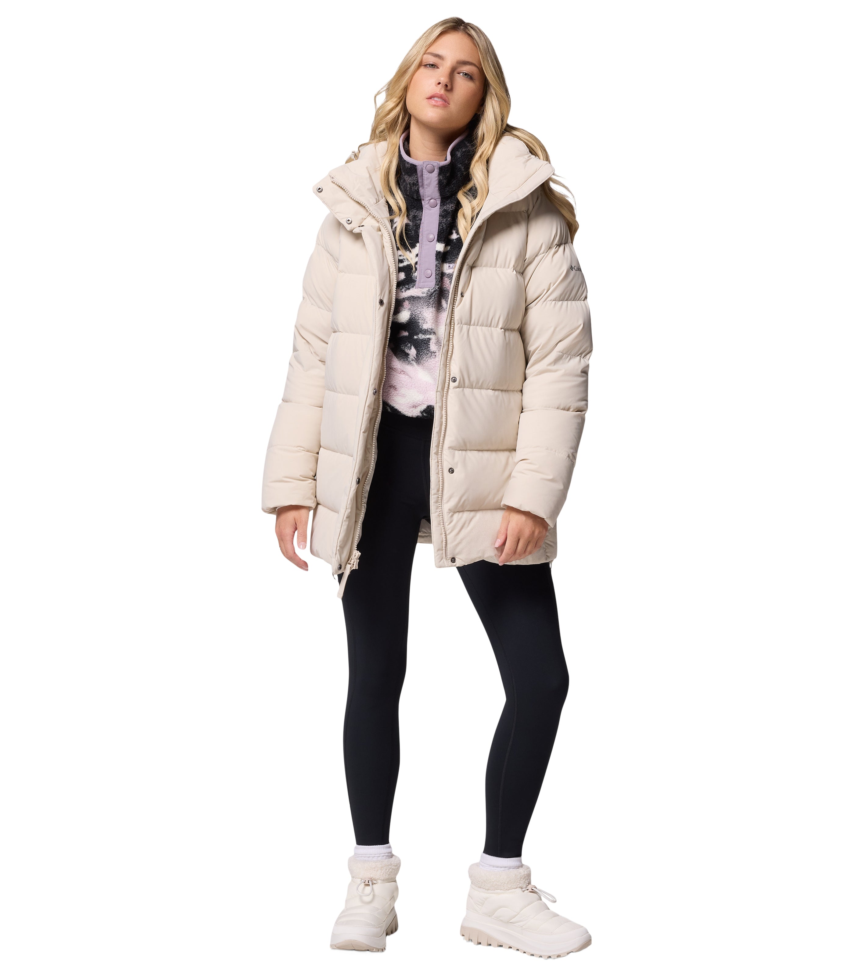 COLUMBIA SPORTSWEARAmaze Puff Mid Hooded Puffer Jacket
