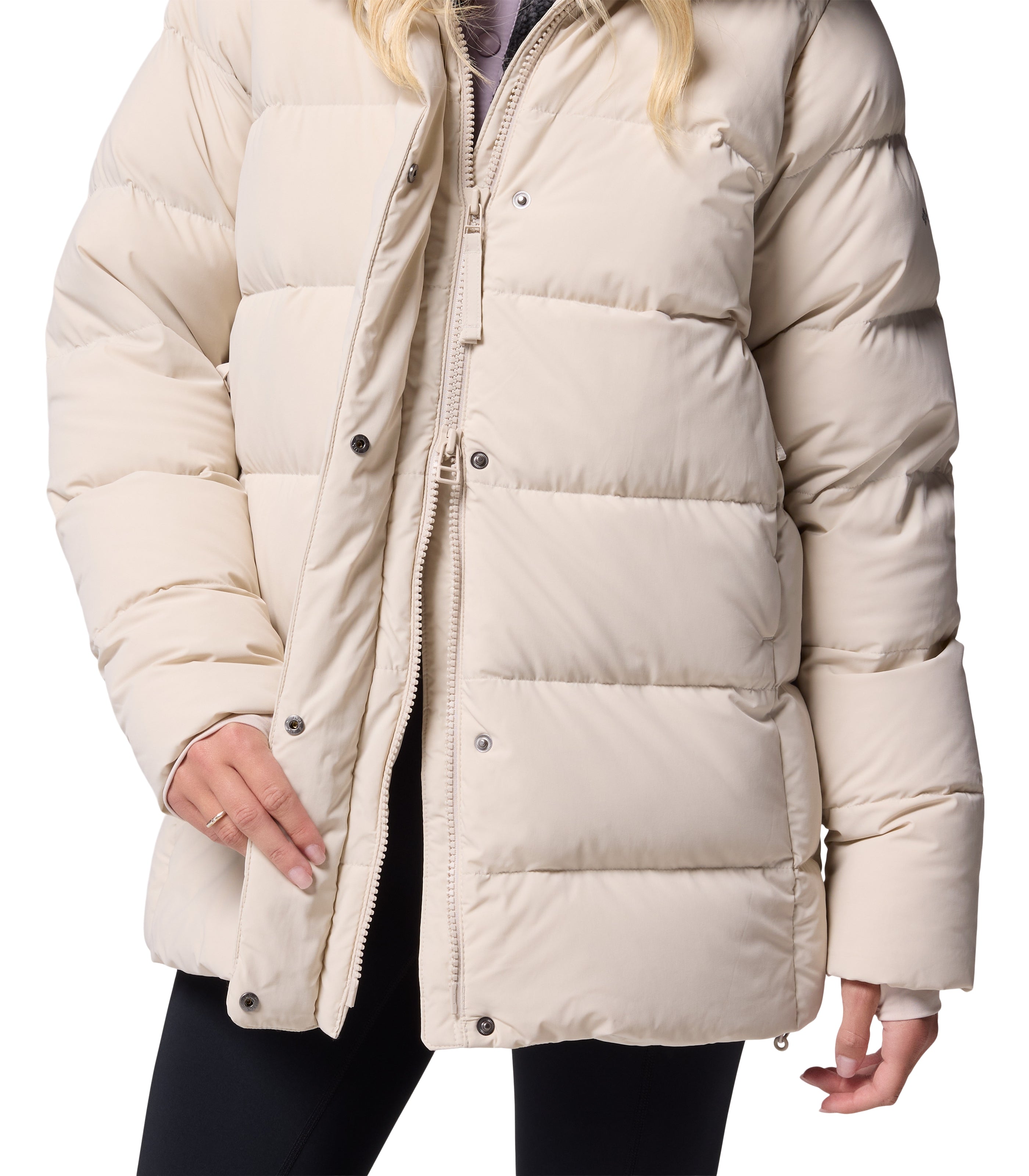 COLUMBIA SPORTSWEARAmaze Puff Mid Hooded Puffer Jacket