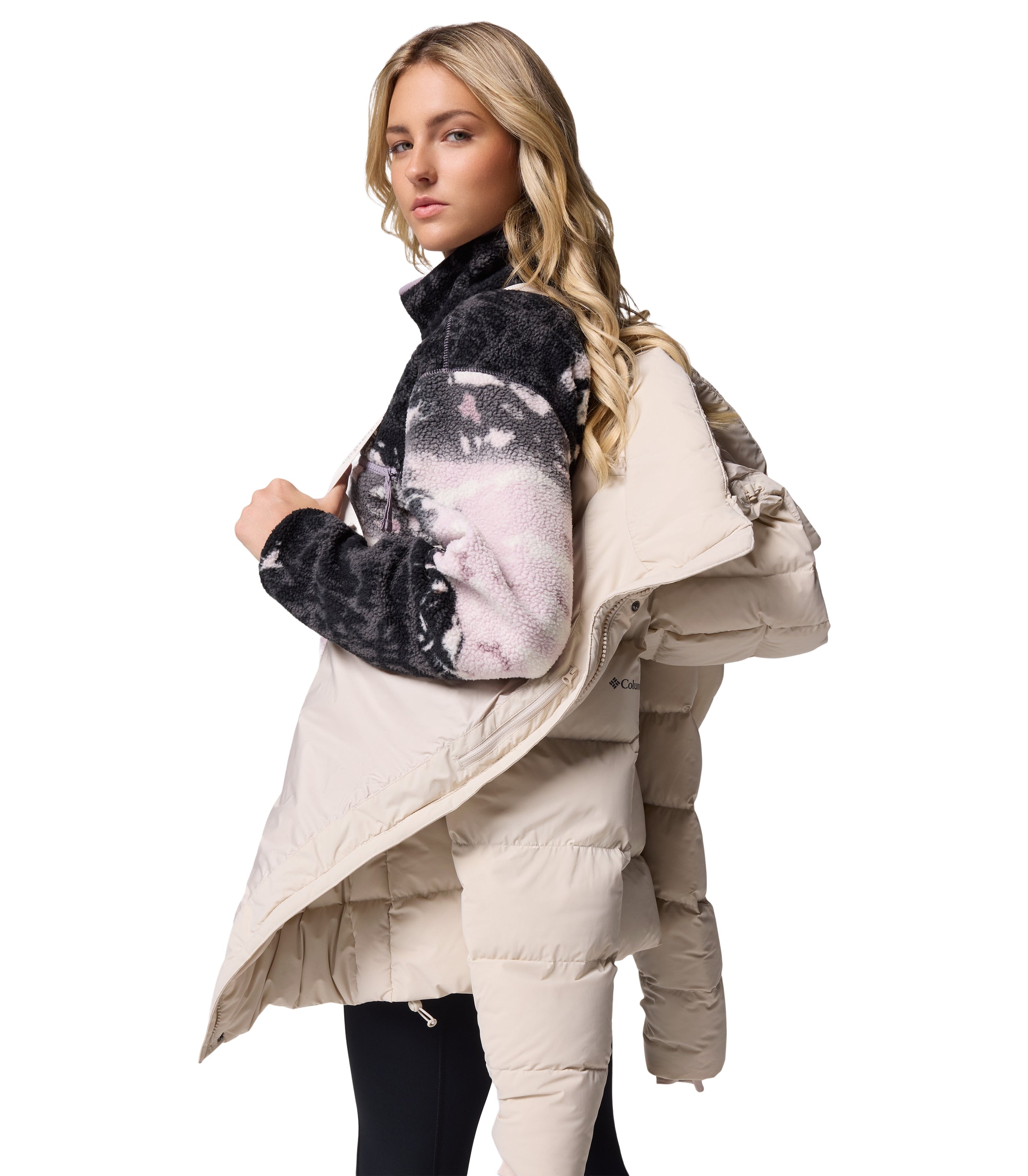 COLUMBIA SPORTSWEARAmaze Puff Mid Hooded Puffer Jacket