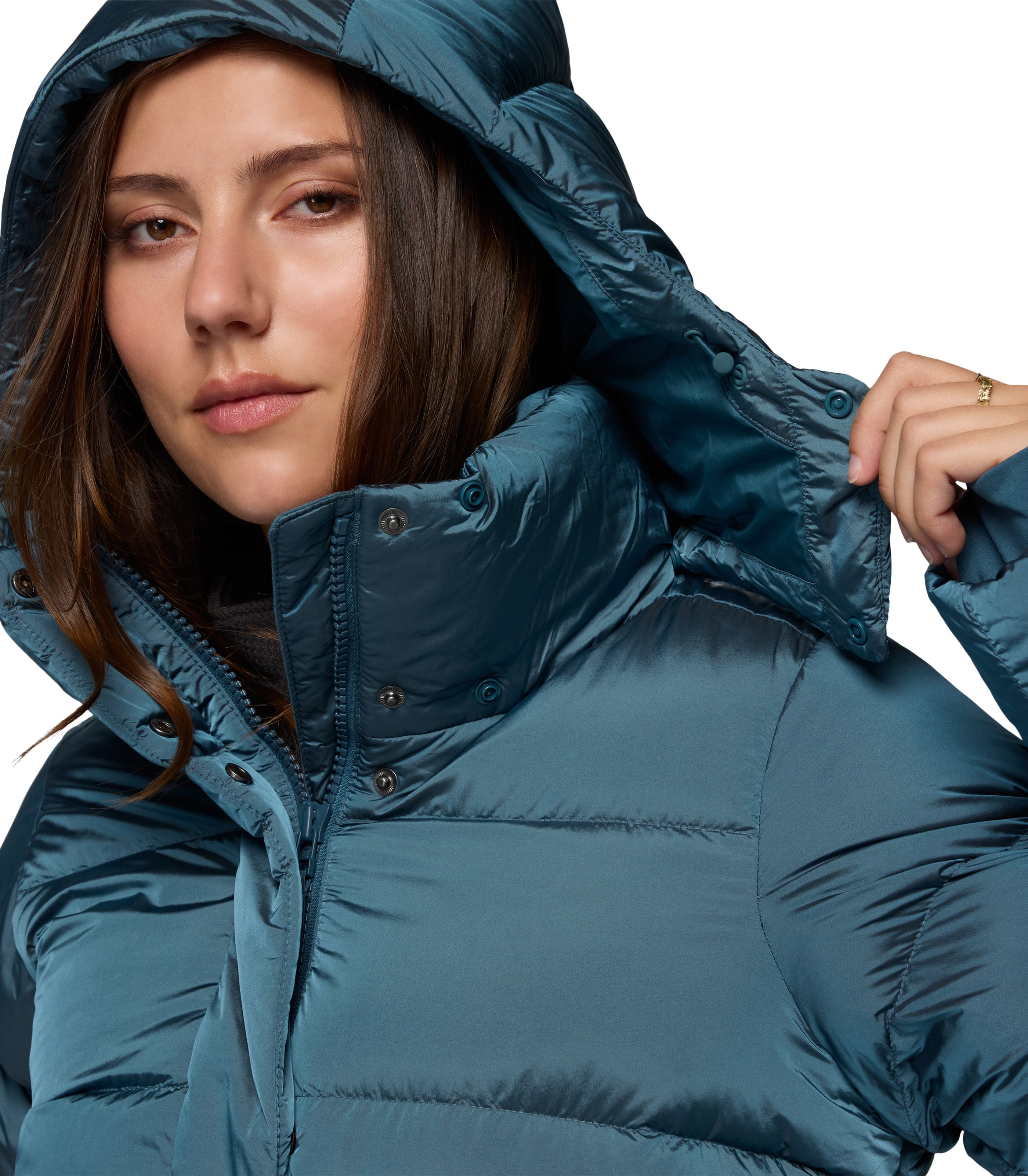 COLUMBIA SPORTSWEARAmaze Puff Hooded Jacket Puffer Jacket