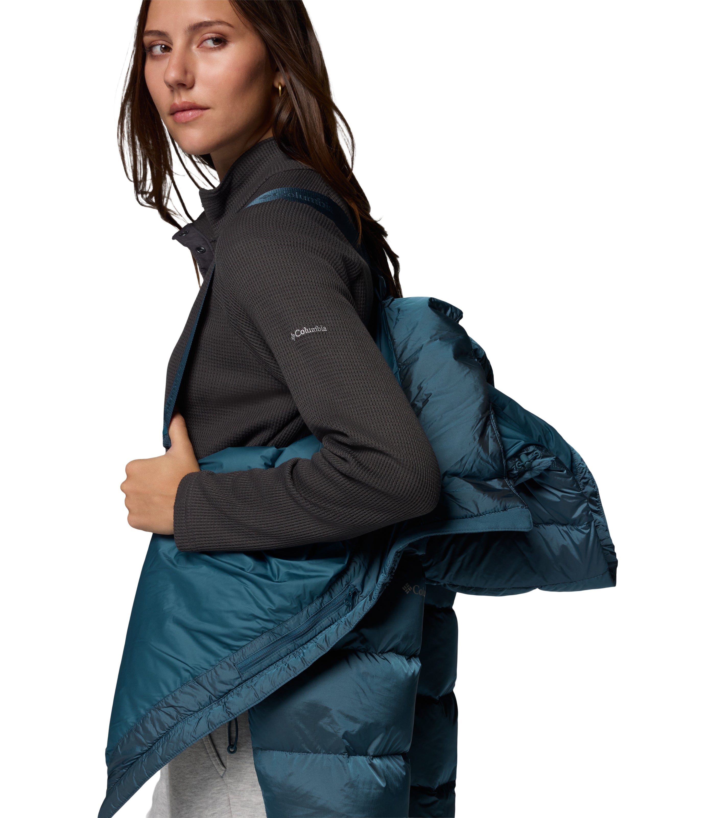 COLUMBIA SPORTSWEARAmaze Puff Hooded Jacket Puffer Jacket