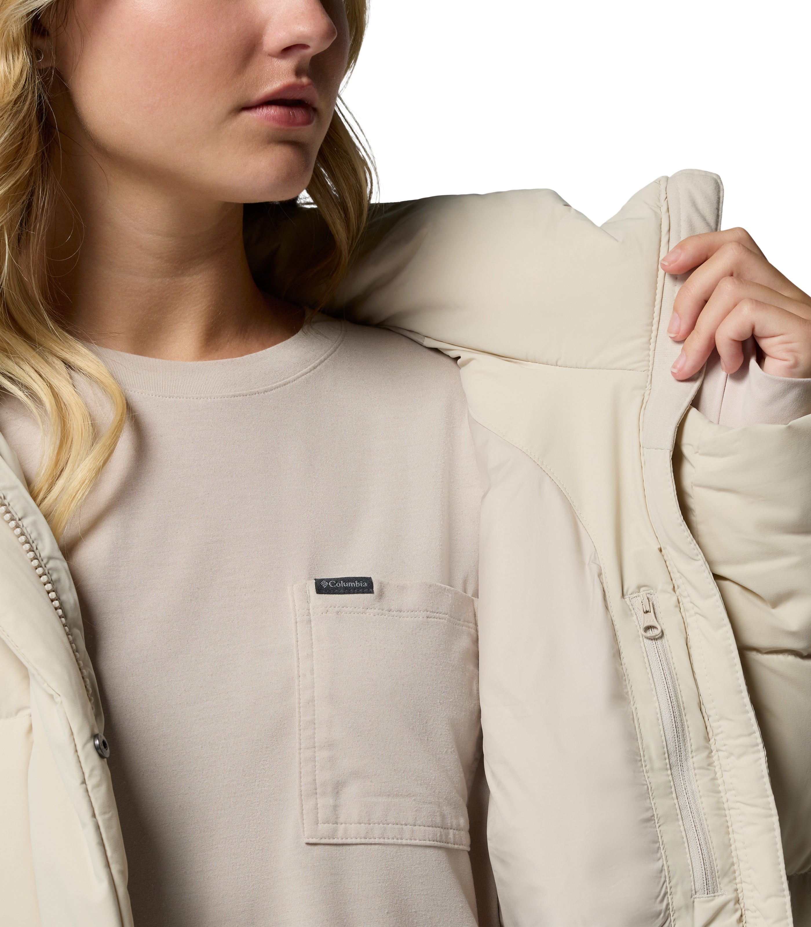 COLUMBIA SPORTSWEARAmaze Puff Hooded Jacket Puffer Jacket