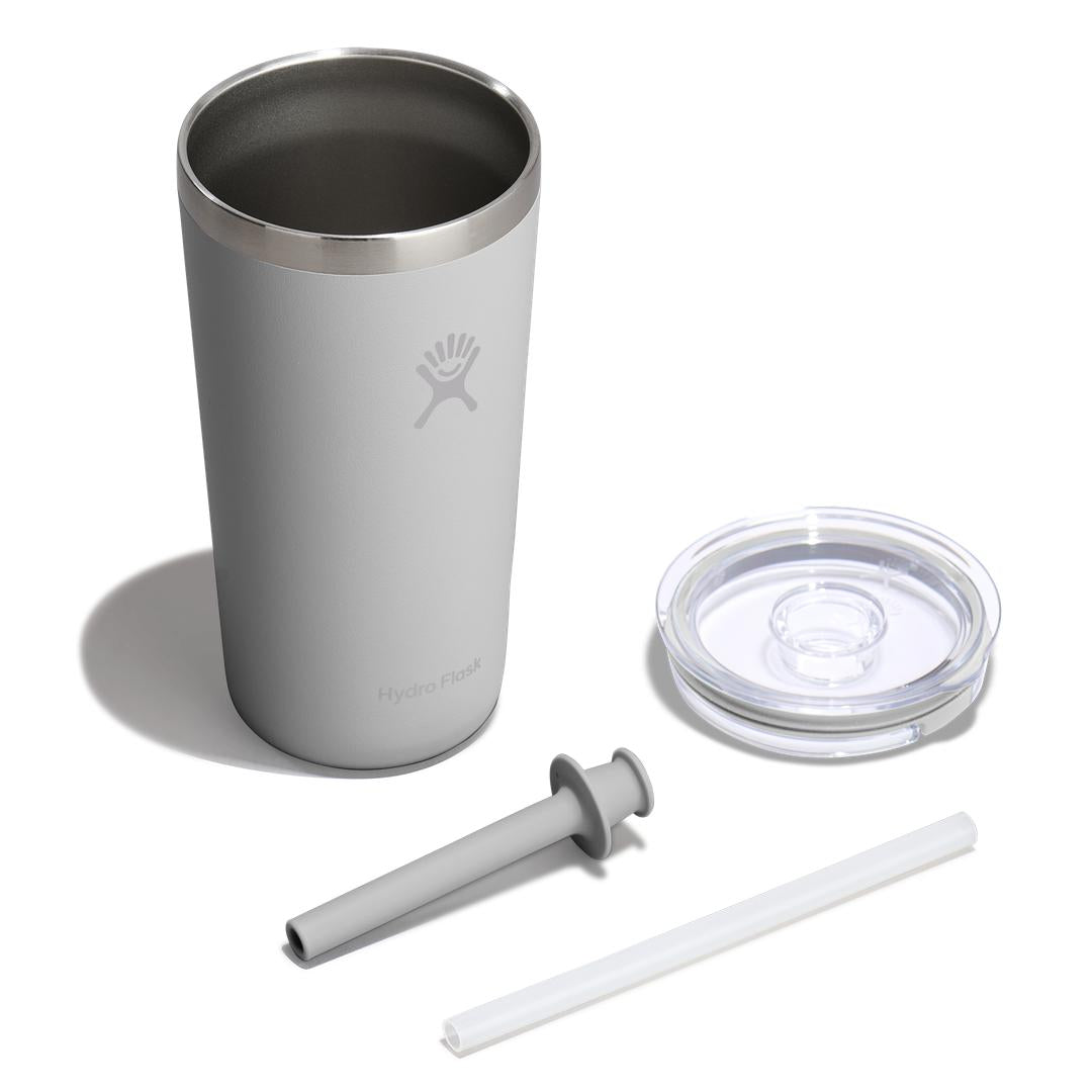 HYDRO FLASKTumbler Clear Straw Lid Water Bottle