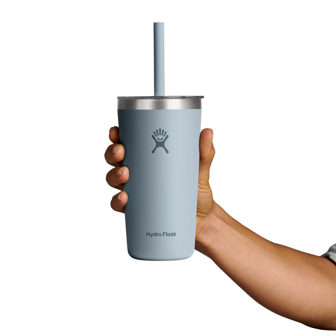 HYDRO FLASKTumbler Clear Straw Lid Water Bottle