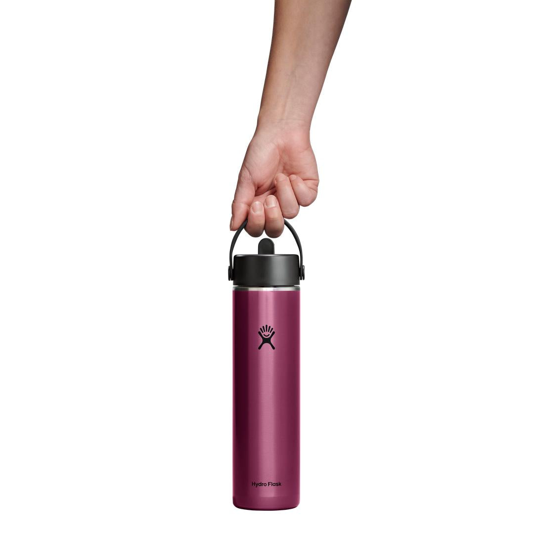 HYDRO FLASKLight Wide Flex Straw Cap Water Bottle