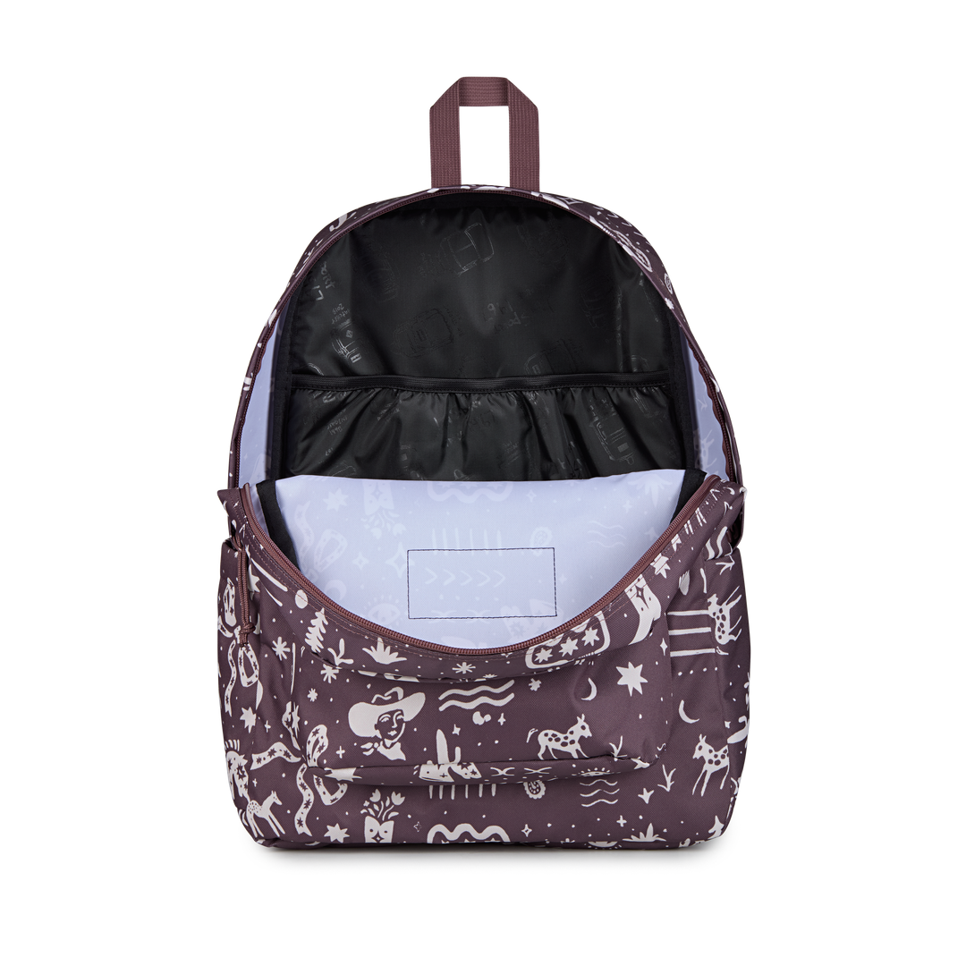 JANSPORTJANSPORT SUPERBREAK PLUS YEEHAW AND HORSES MAHAGONY HAZE 26L