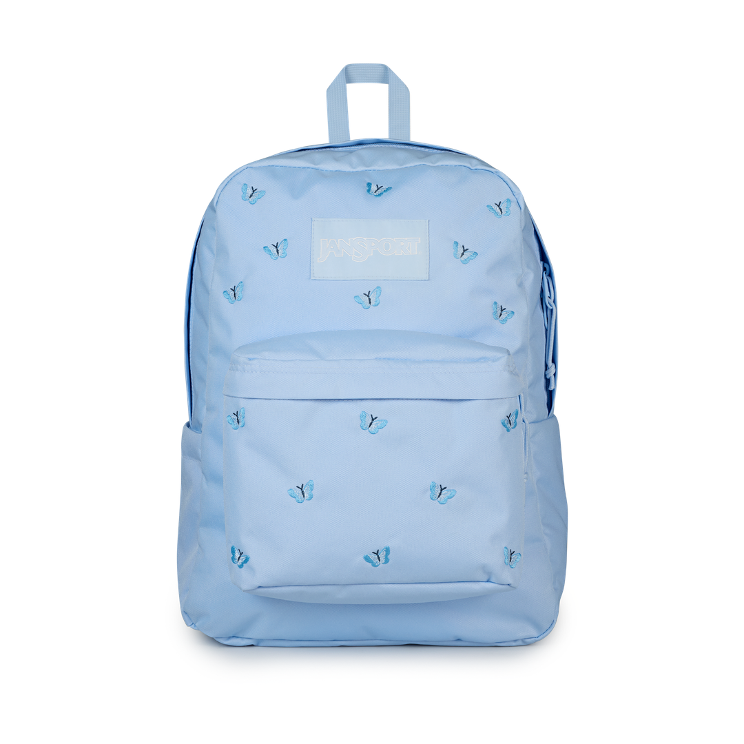 JANSPORTJANSPORT SUPERBREAK PLUS FX TINY BUTTERFLIES HYDRANGEA 26L
