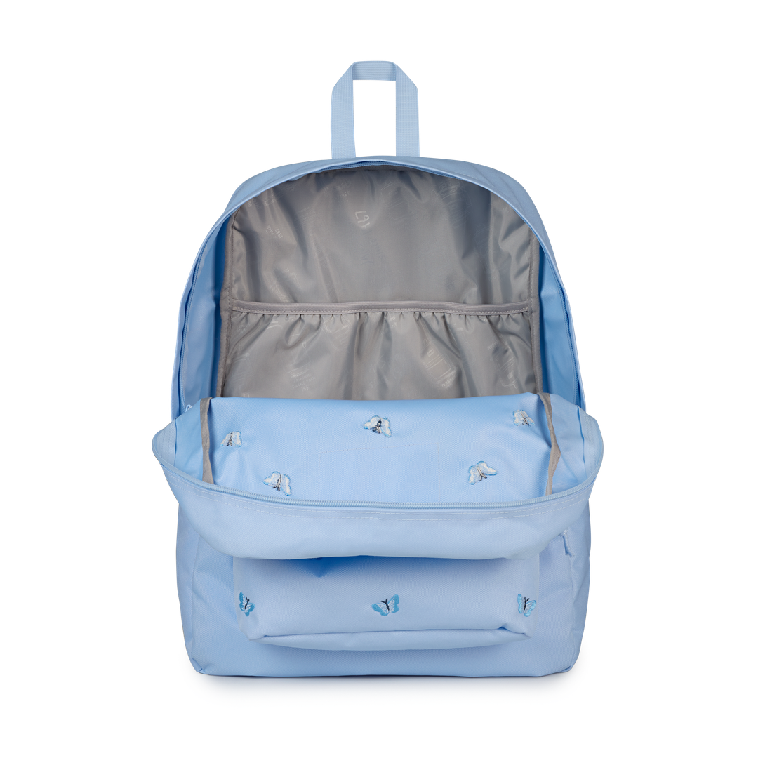 JANSPORTJANSPORT SUPERBREAK PLUS FX TINY BUTTERFLIES HYDRANGEA 26L