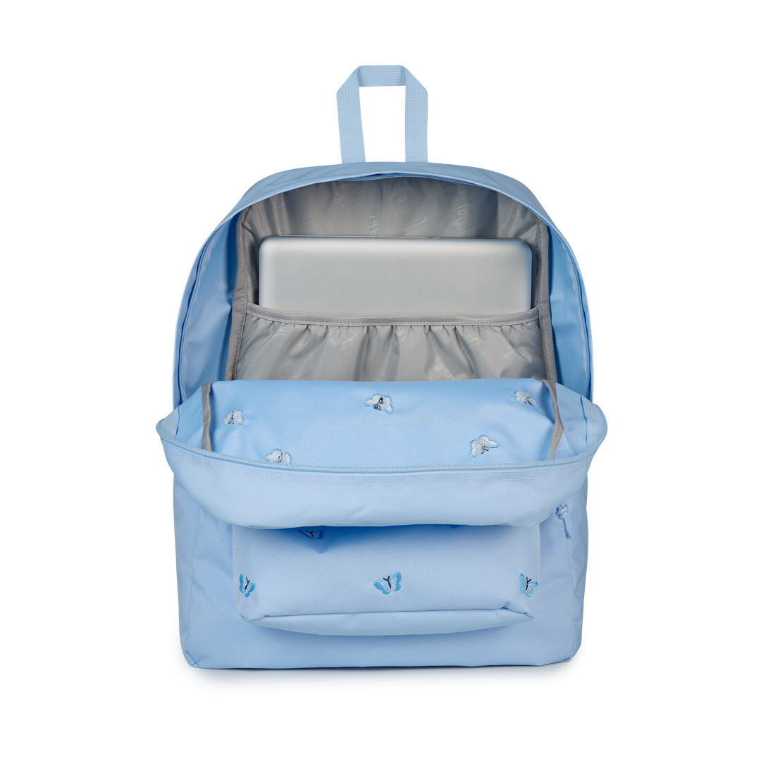 JANSPORTJANSPORT SUPERBREAK PLUS FX TINY BUTTERFLIES HYDRANGEA 26L