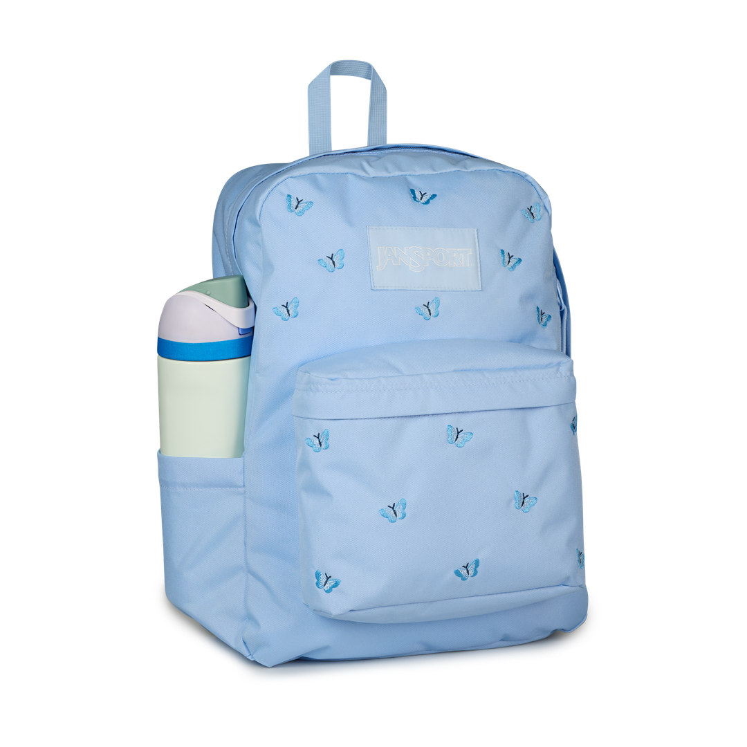 JANSPORTJANSPORT SUPERBREAK PLUS FX TINY BUTTERFLIES HYDRANGEA 26L