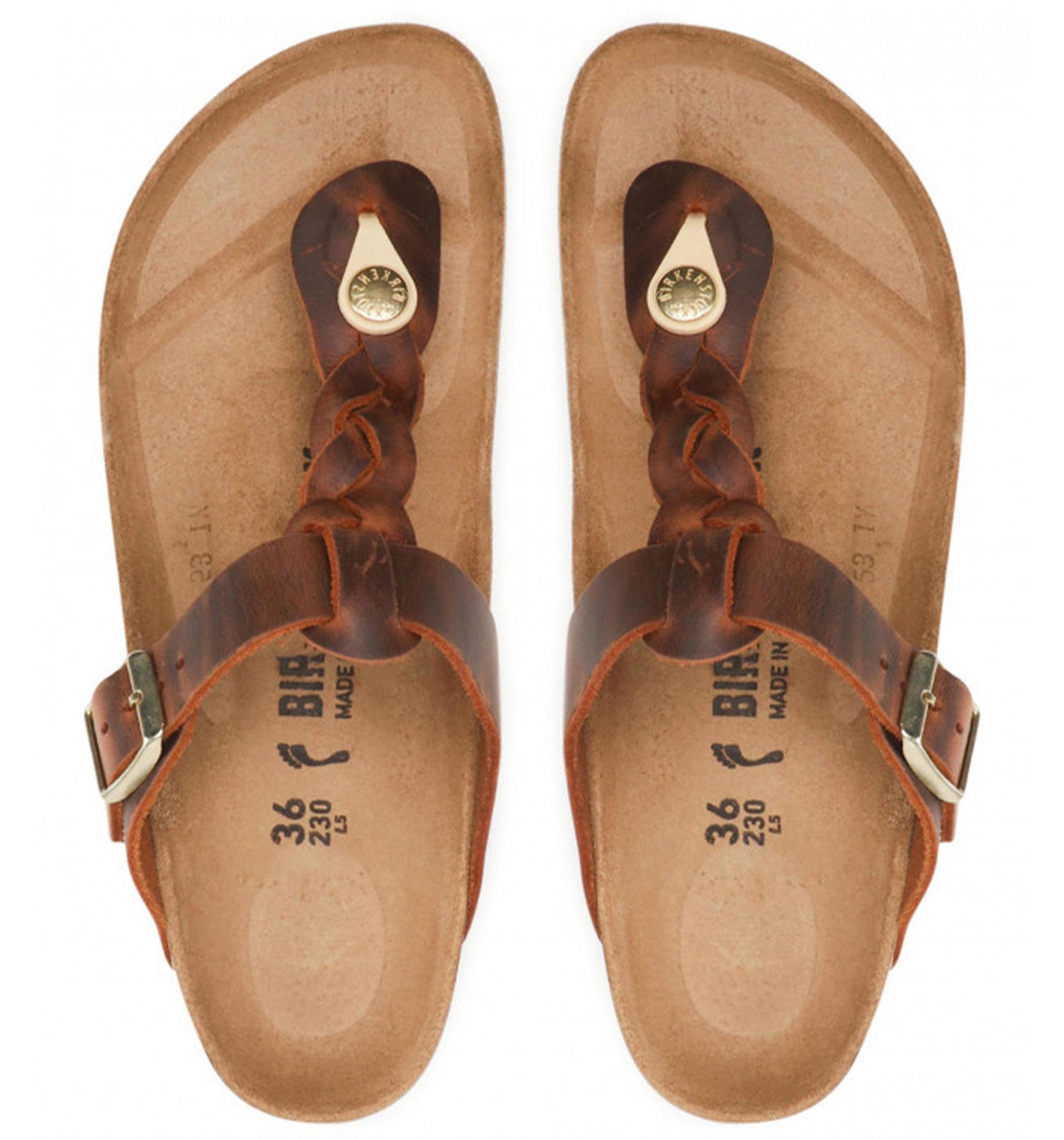 BIRKENSTOCKGizeh Braided Oiled Leather Womens