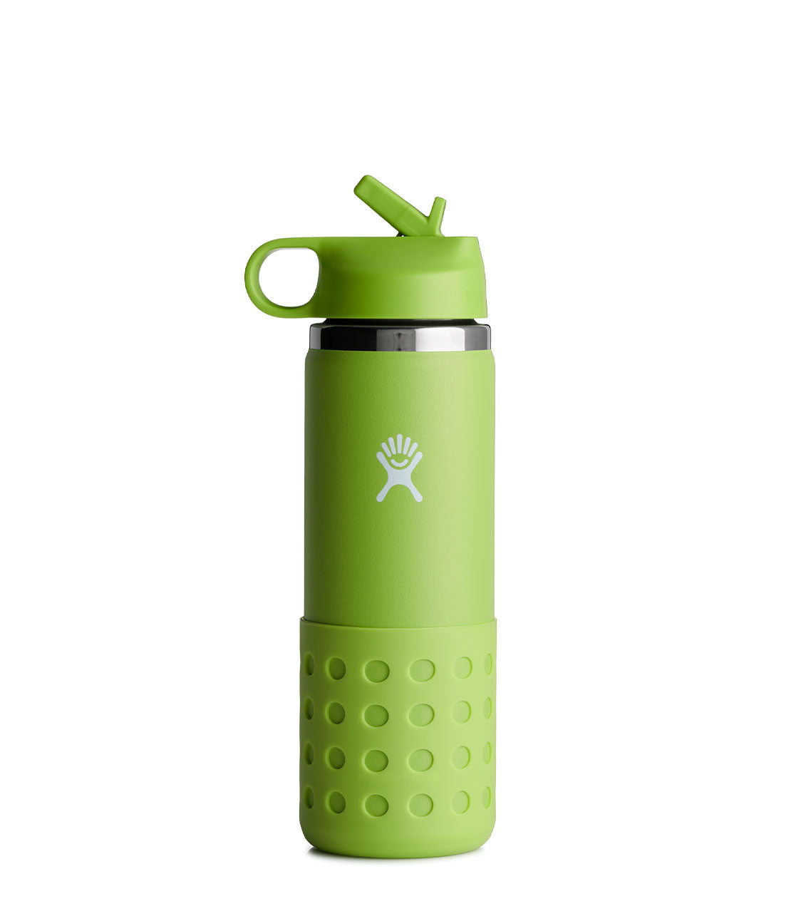 HYDRO FLASK20 Oz Kids Wide Mouth Straw Lid And Boot Seagrass