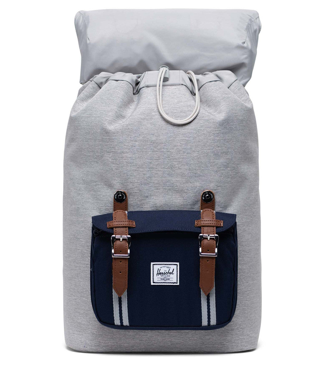 HERSCHELHerschel Little America Mid Light Grey Crosshatch/Peacoat Backpack
