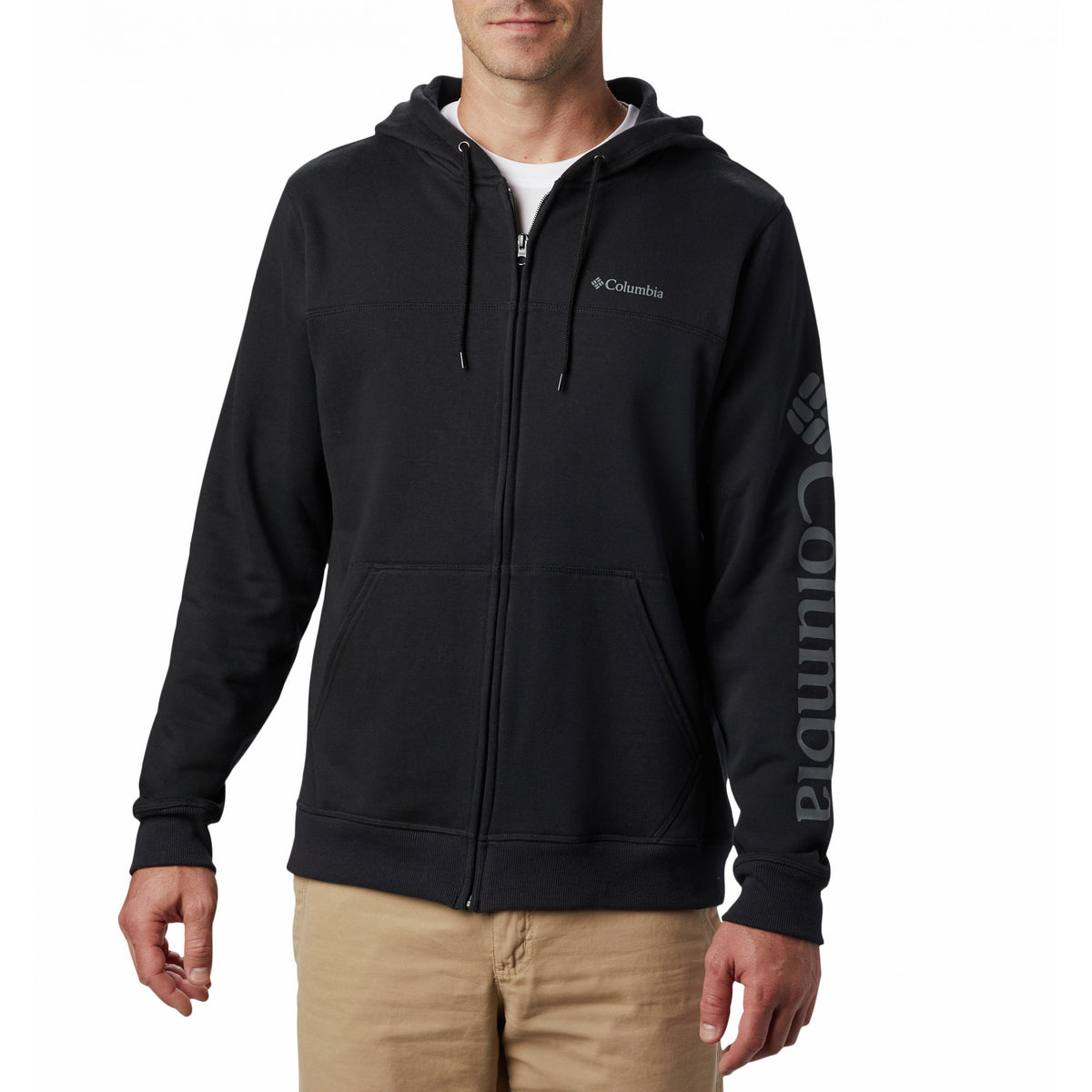 Columbia Men's Logo Printed Hoodie - Medium, Classic Pullover Sweatshirt
