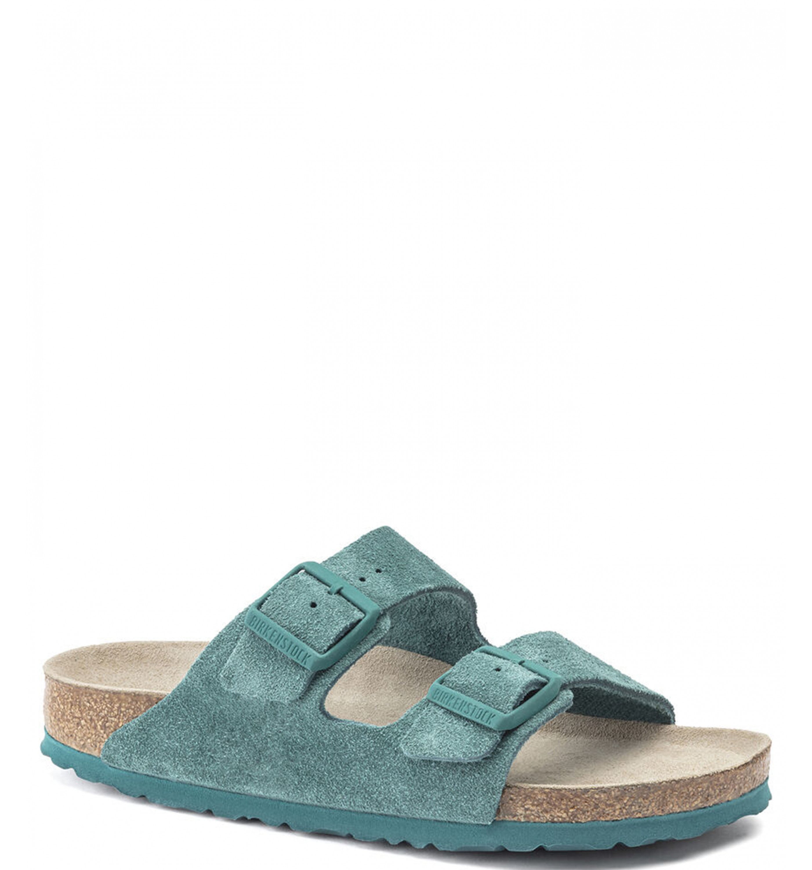 BIRKENSTOCKArizona Sfb Soft Suede&Nubuck (Darkland) Womens