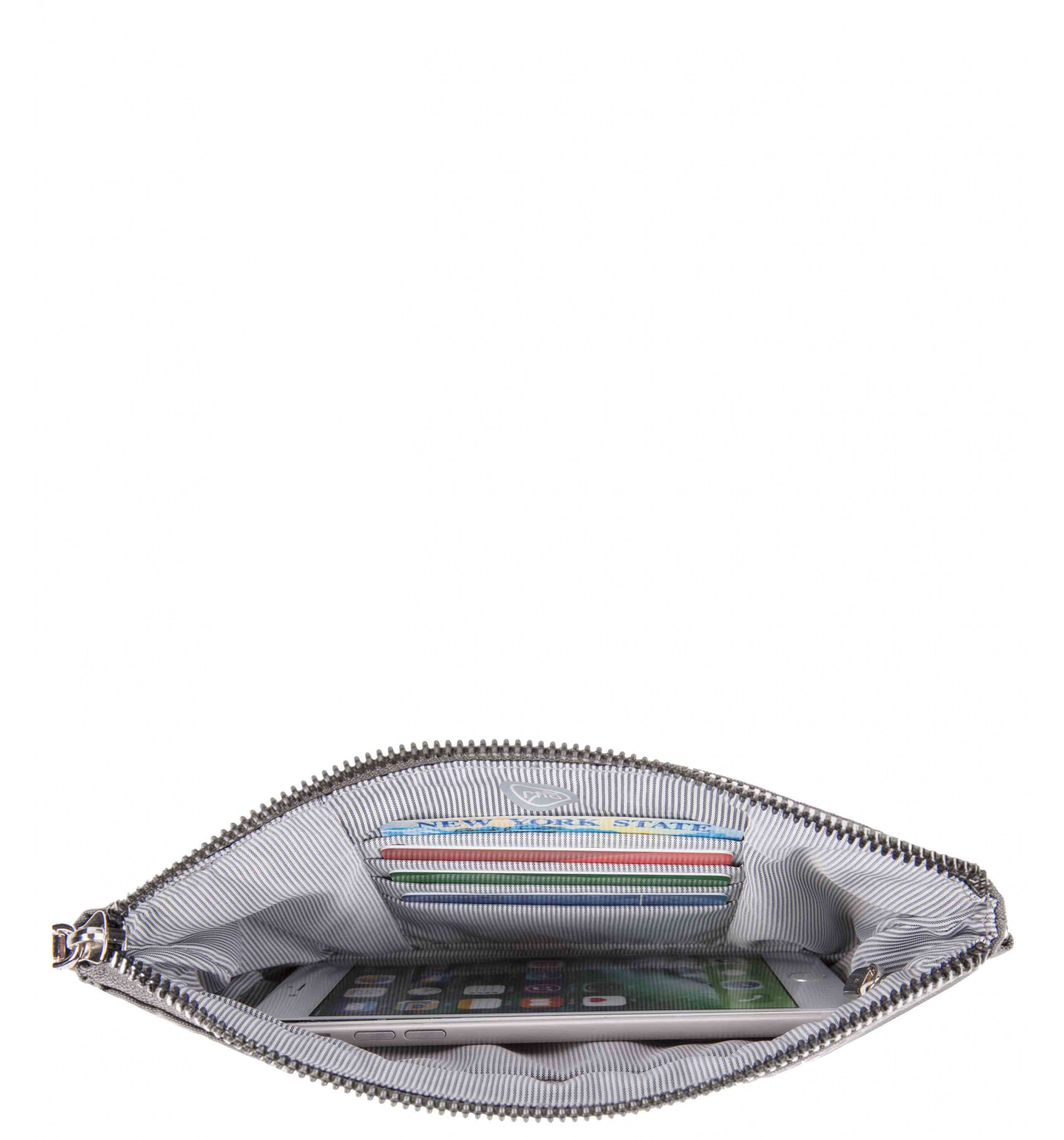 TRAVELONRFID-Blocking Wristlet Clutch