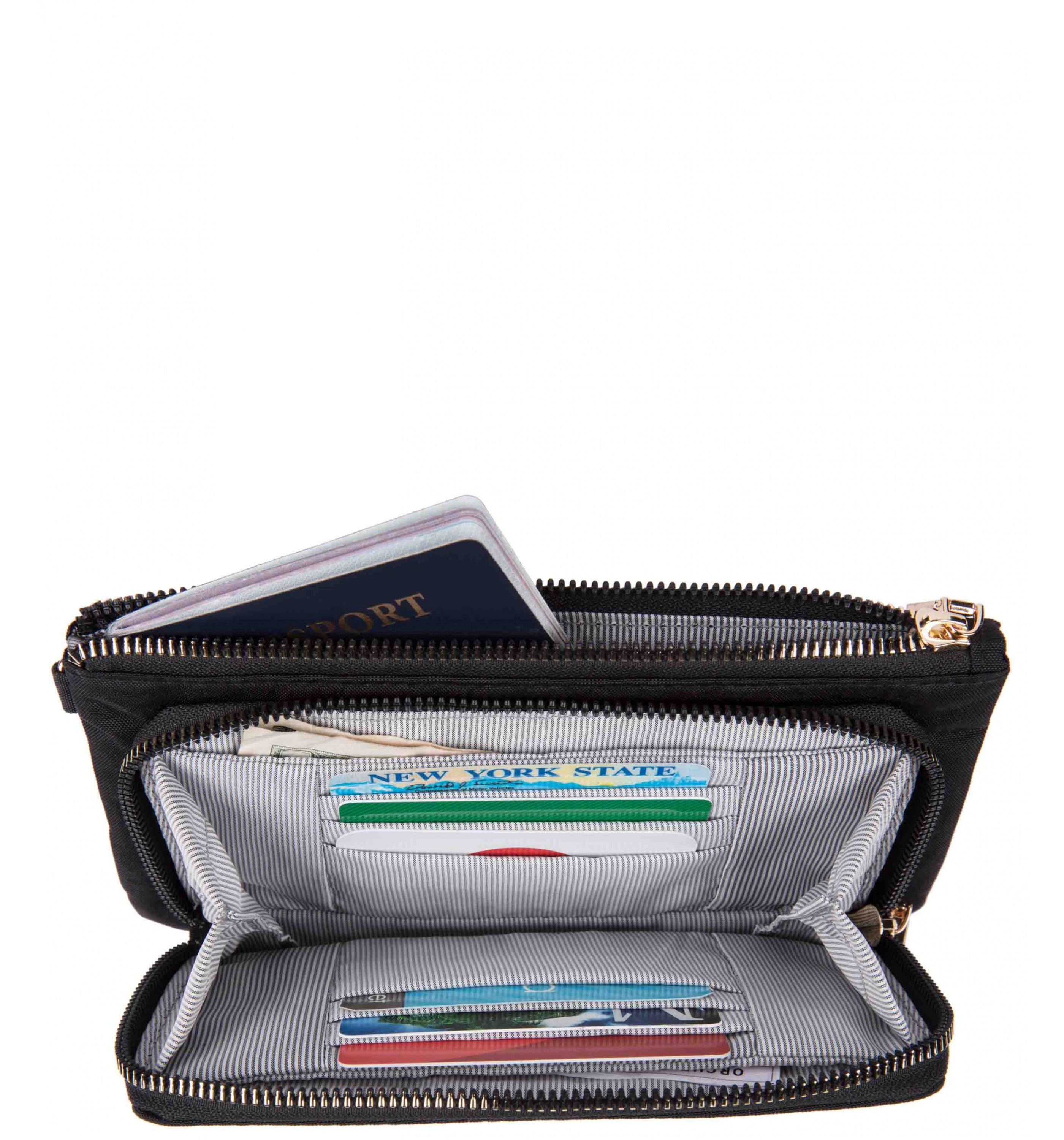 TRAVELONRFID-Blocking Phone Clutch Wallet