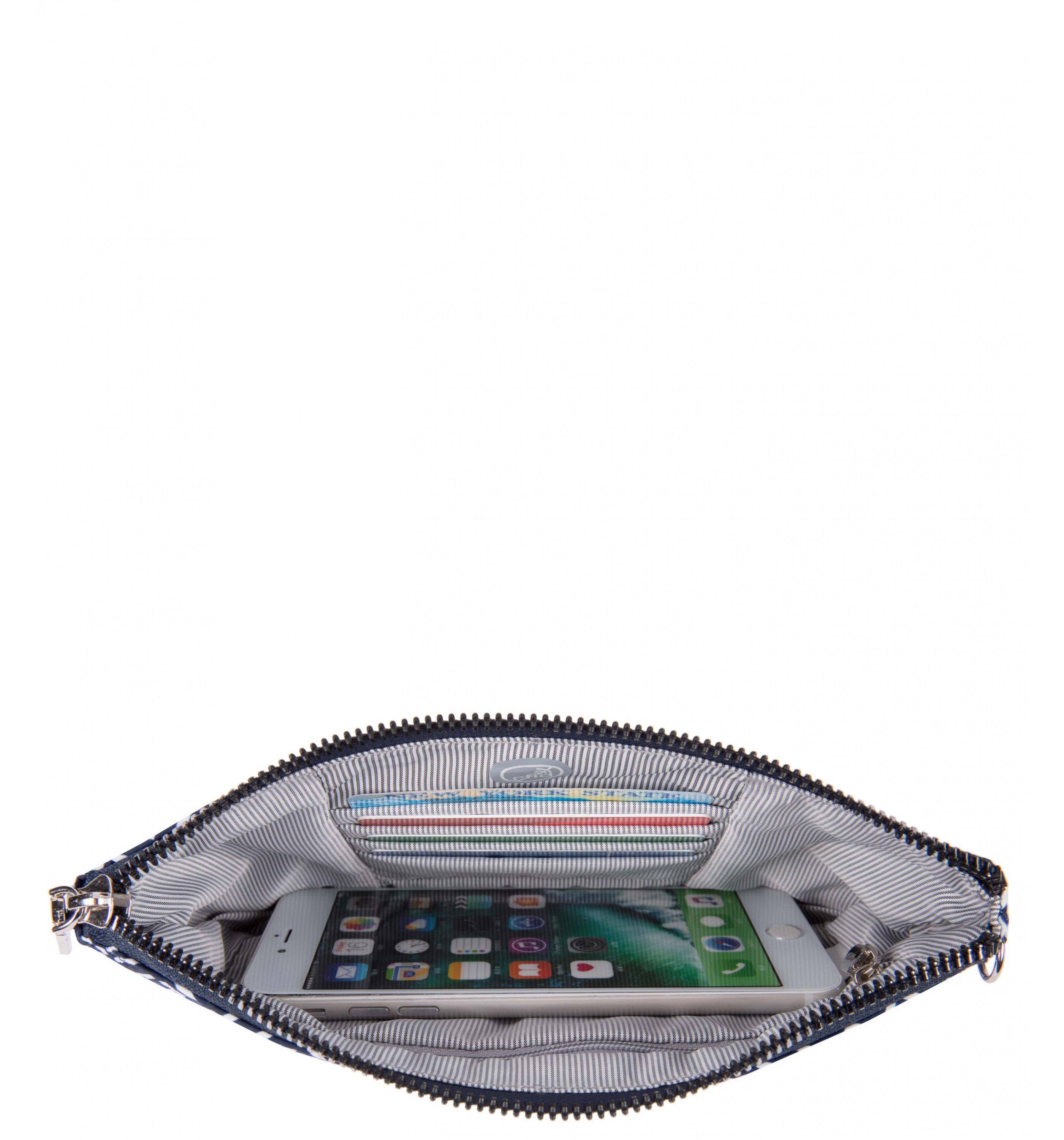 TRAVELONRFID-Blocking Wristlet Clutch