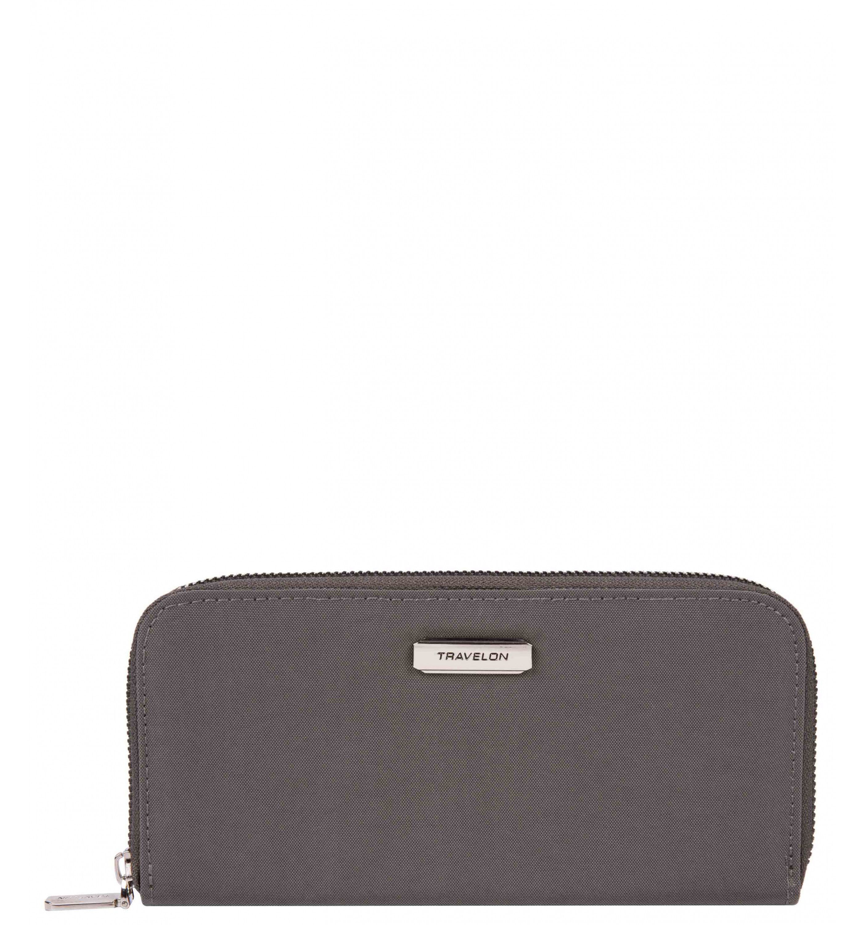 TRAVELONRFID-Blocking Single Zip Wallet