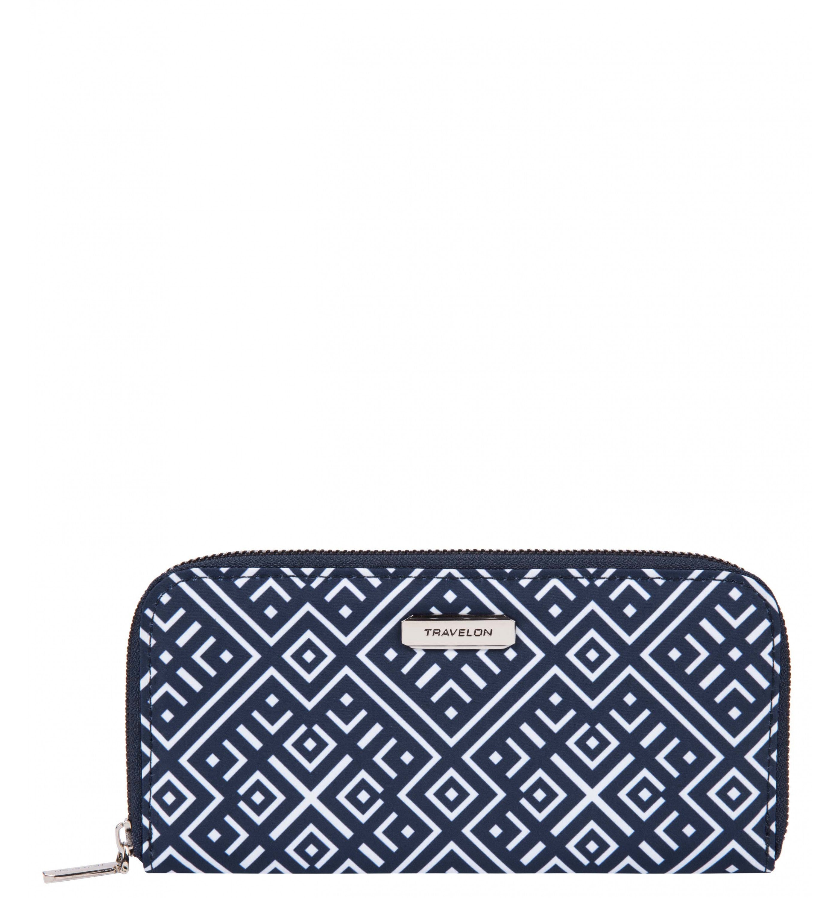 TRAVELONRFID-Blocking Single Zip Wallet
