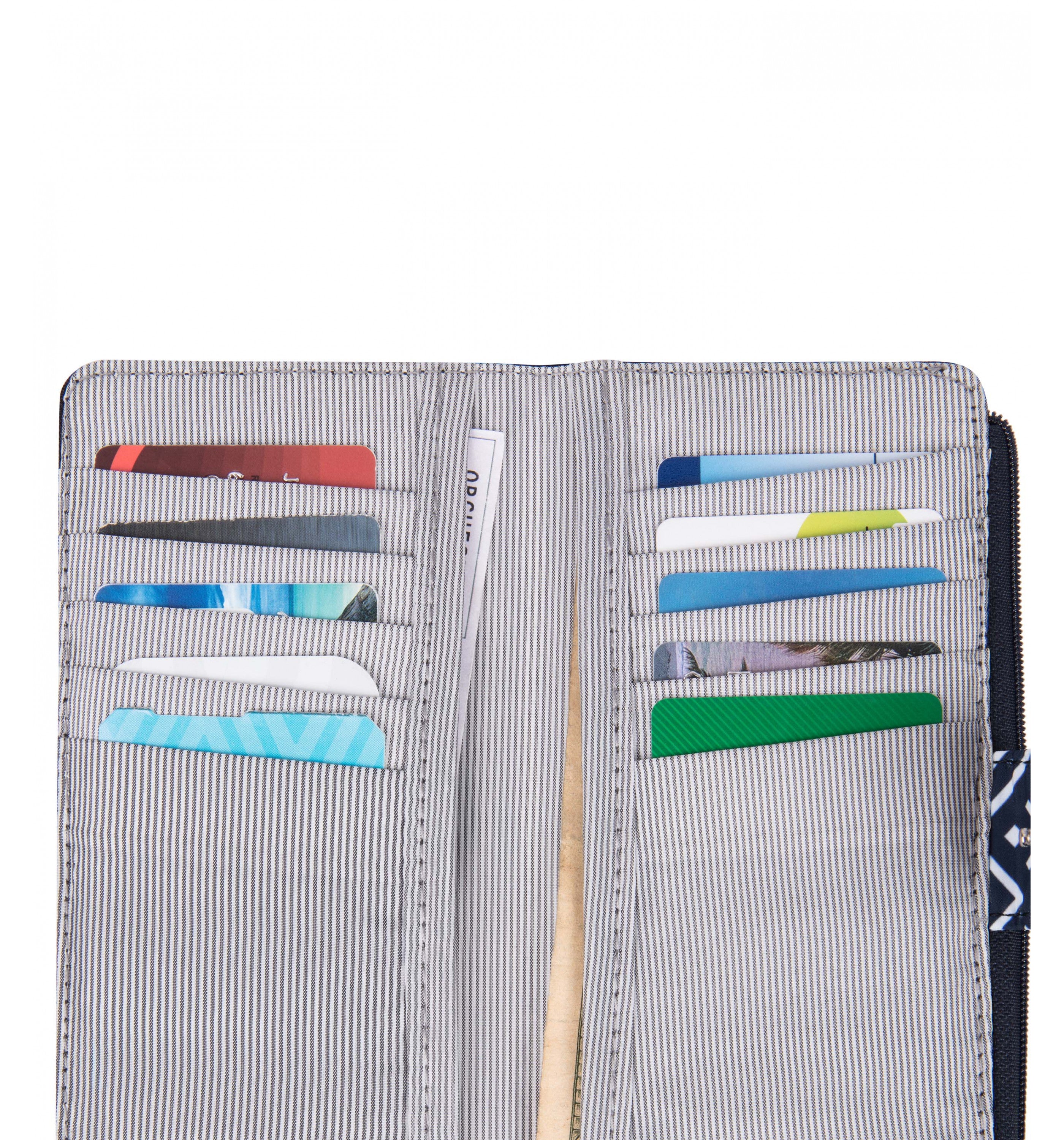TRAVELONRFID-Blocking Slim Zip Wallet