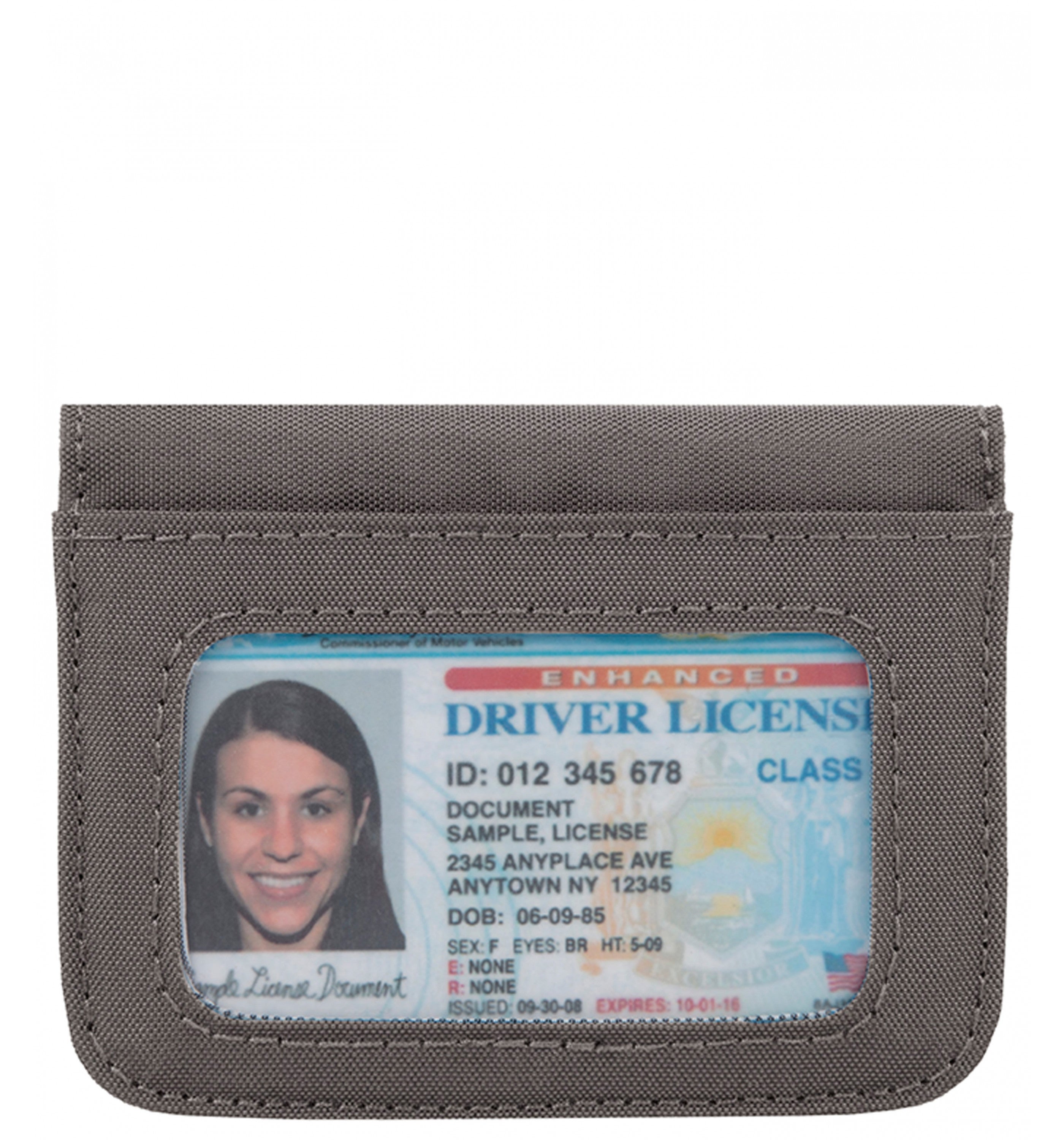 TRAVELONRFID-Blocking Signature Bi-Fold Card Case