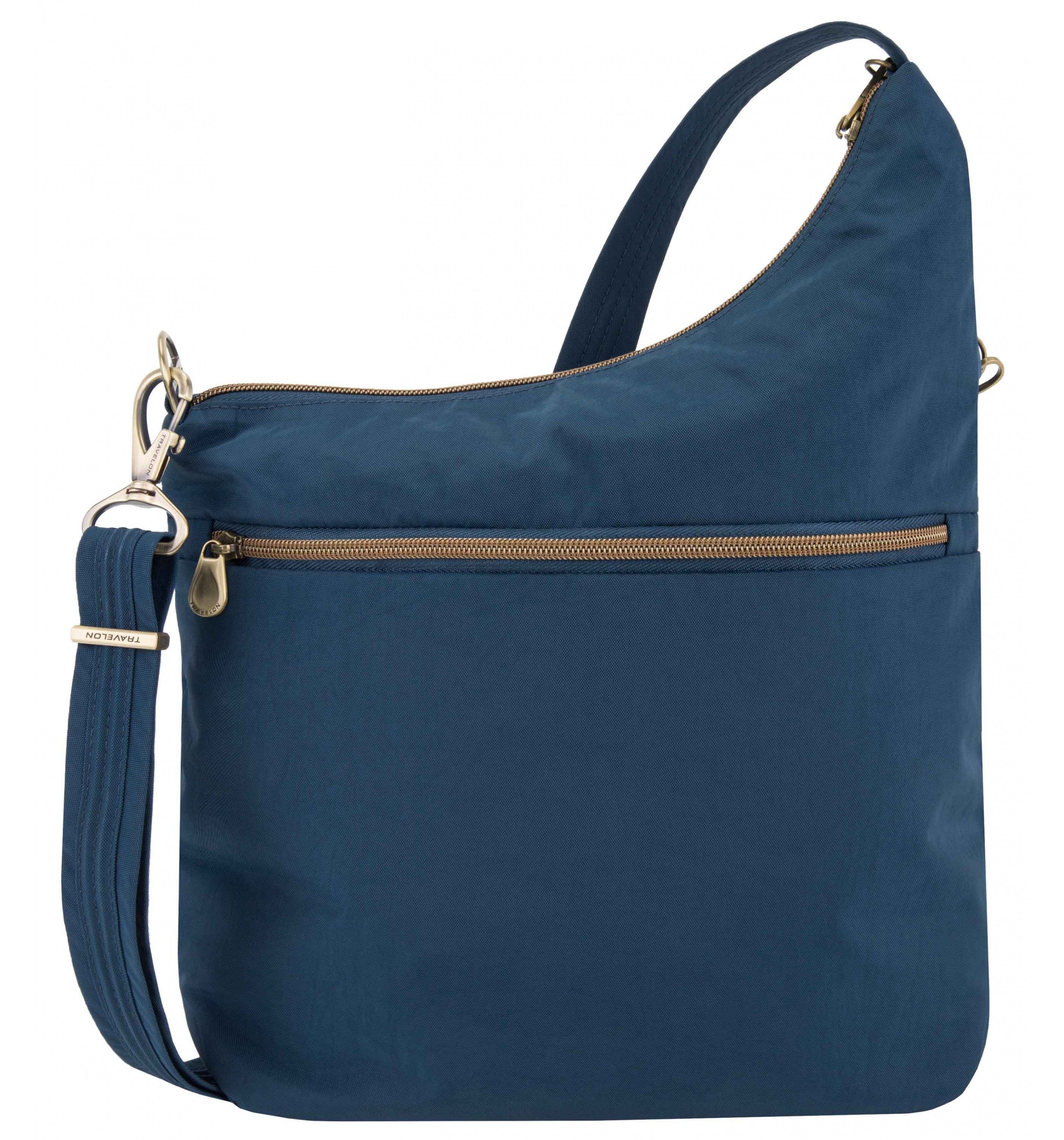 TRAVELONAnti-Theft Signature 3-Compartment Crossbody Bag