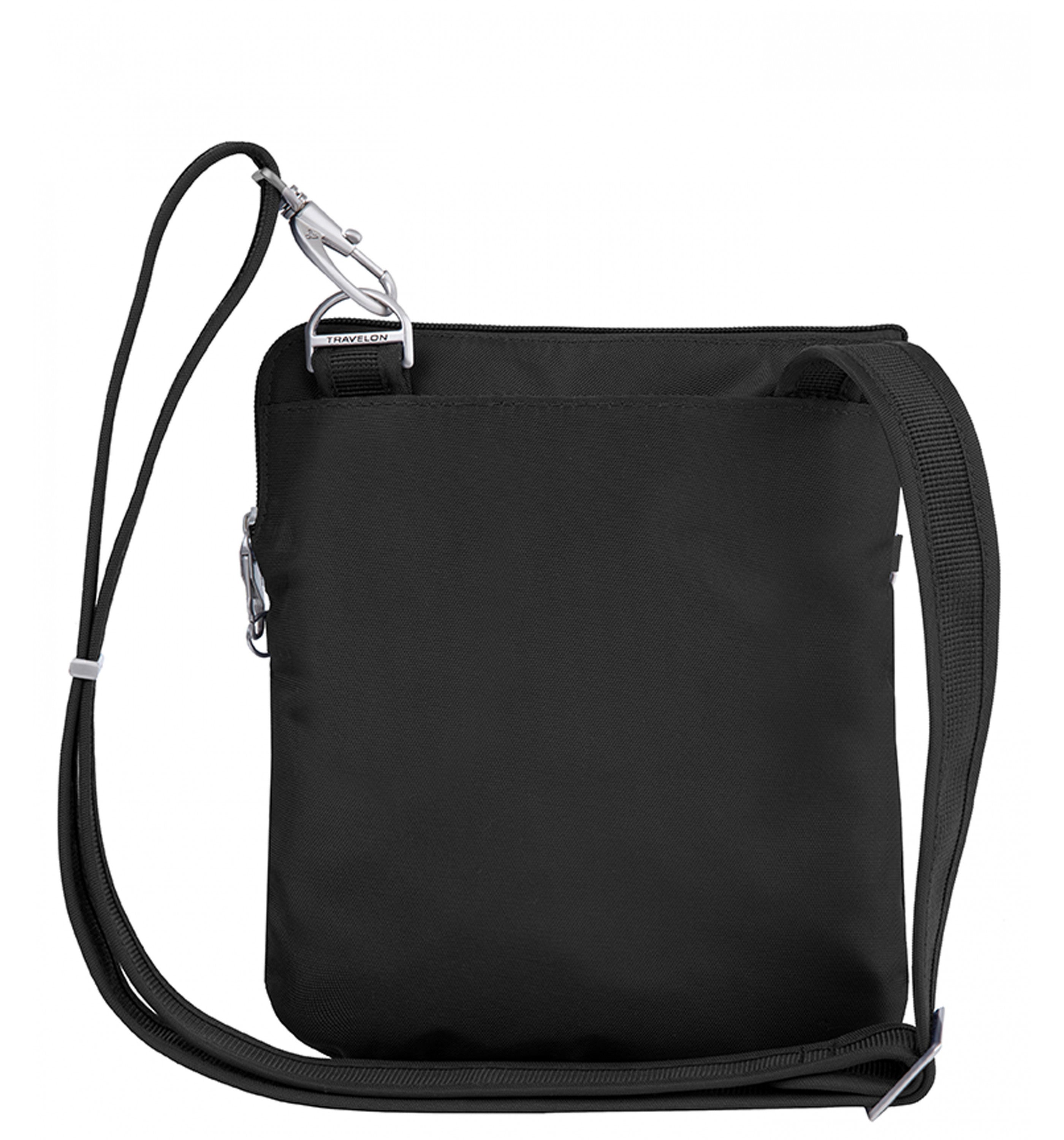 TRAVELONAnti-Theft Classic Slim Double Zip Crossbody Bag