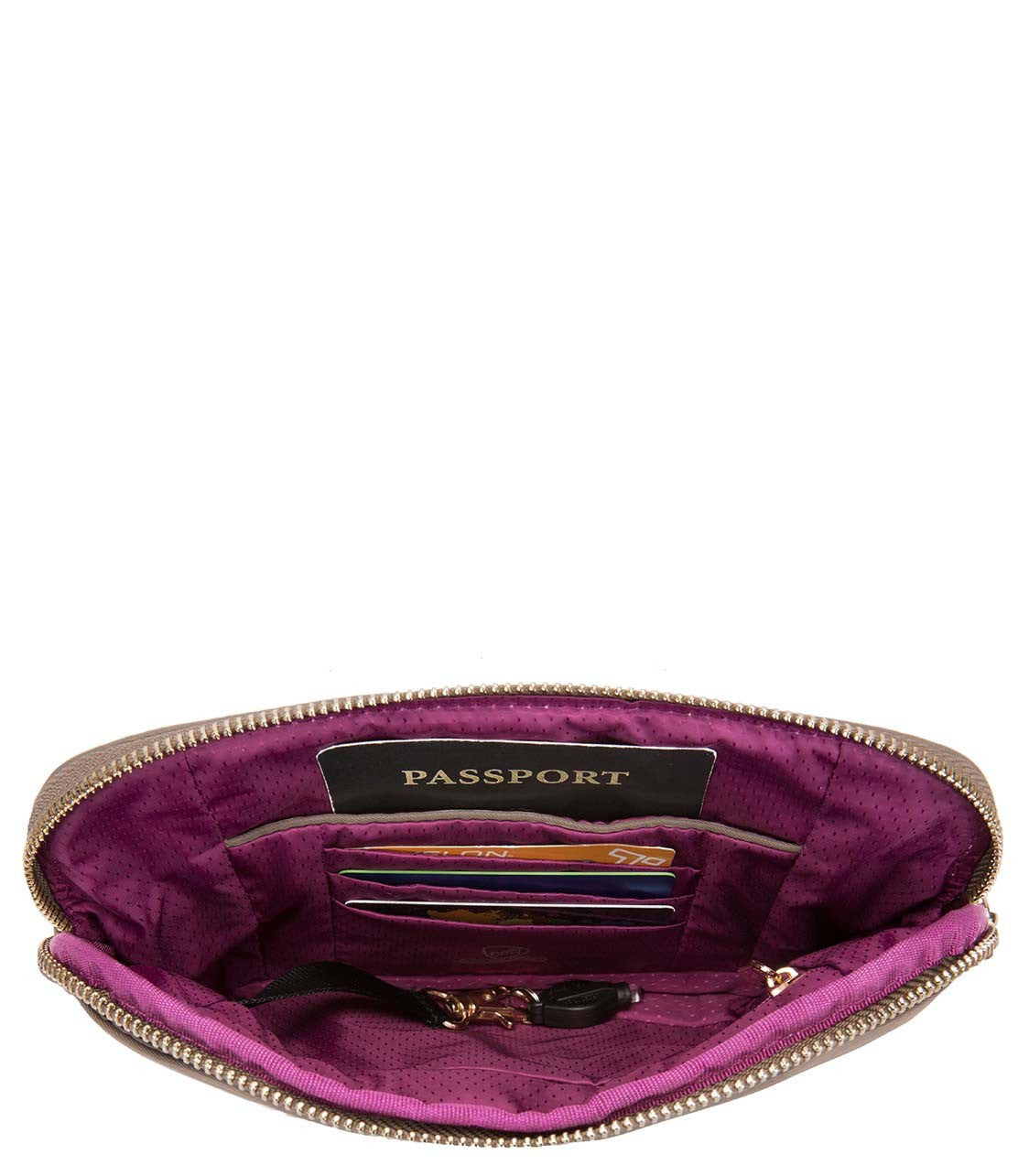 TRAVELONAnti-Theft Tailored Convertible Crossbody Clutch